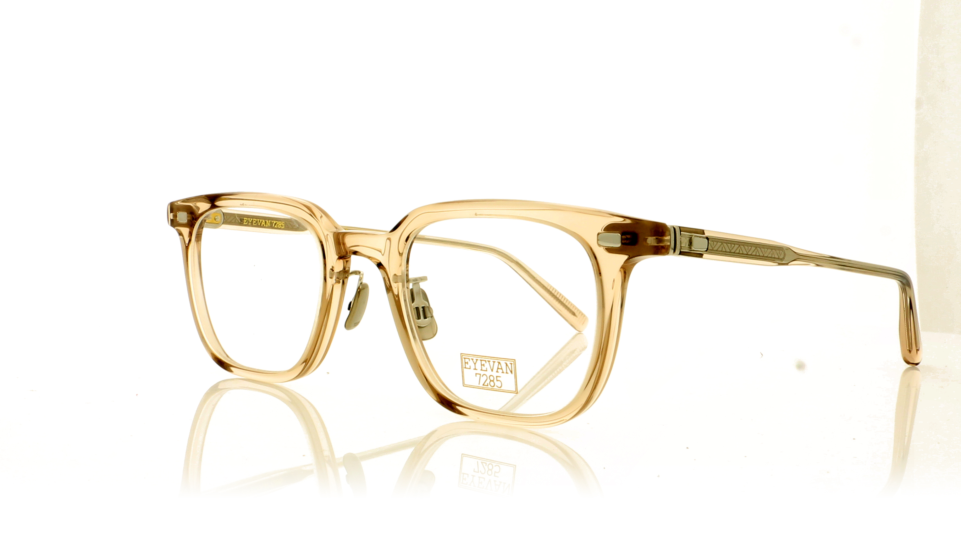 Eyevan 7285 EV328 328 Brown Crystal 340 Glasses