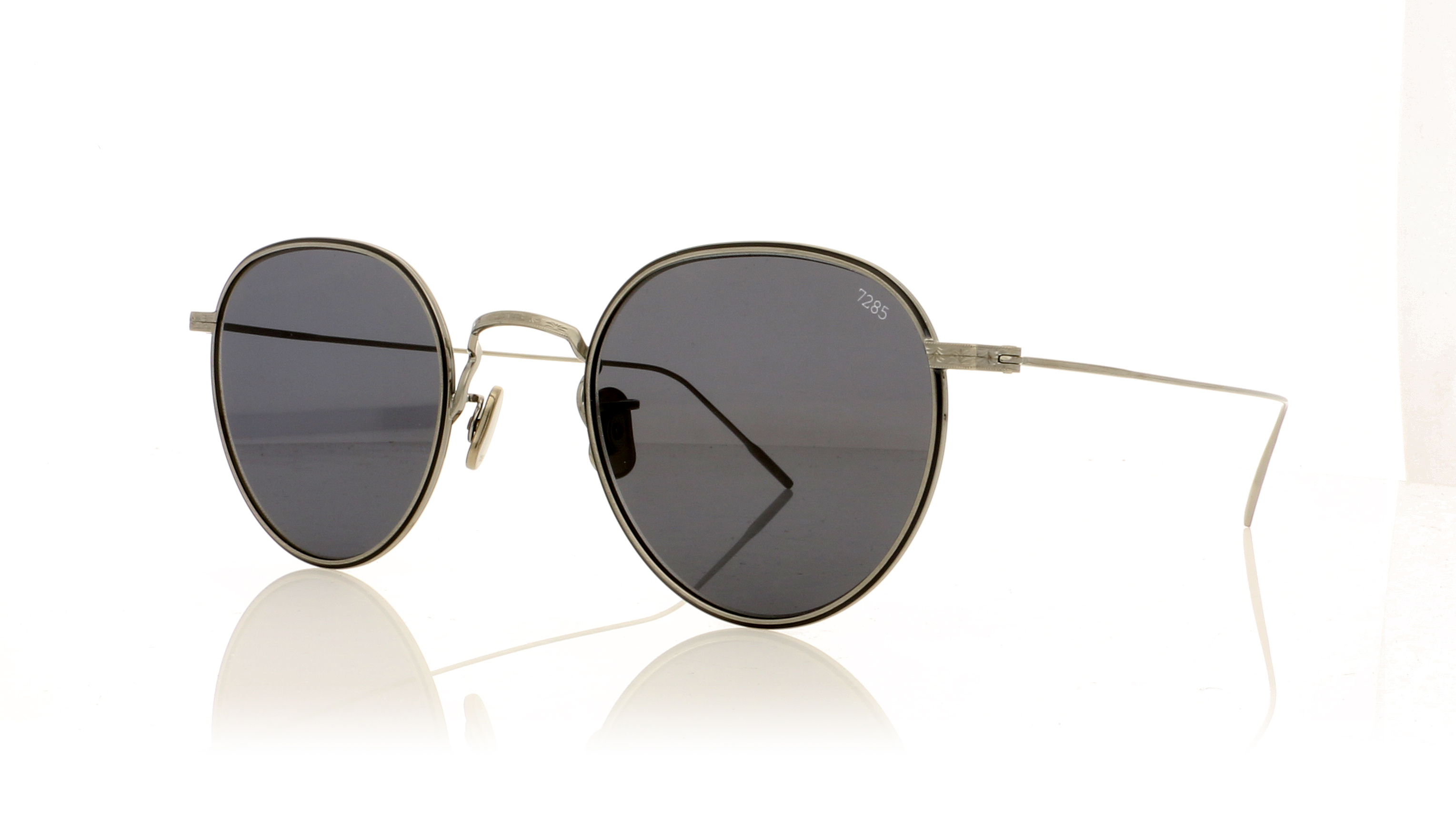 Eyevan 7285 539E Gunmetal/ Black/Grey Lenses 8011F Sunglasses