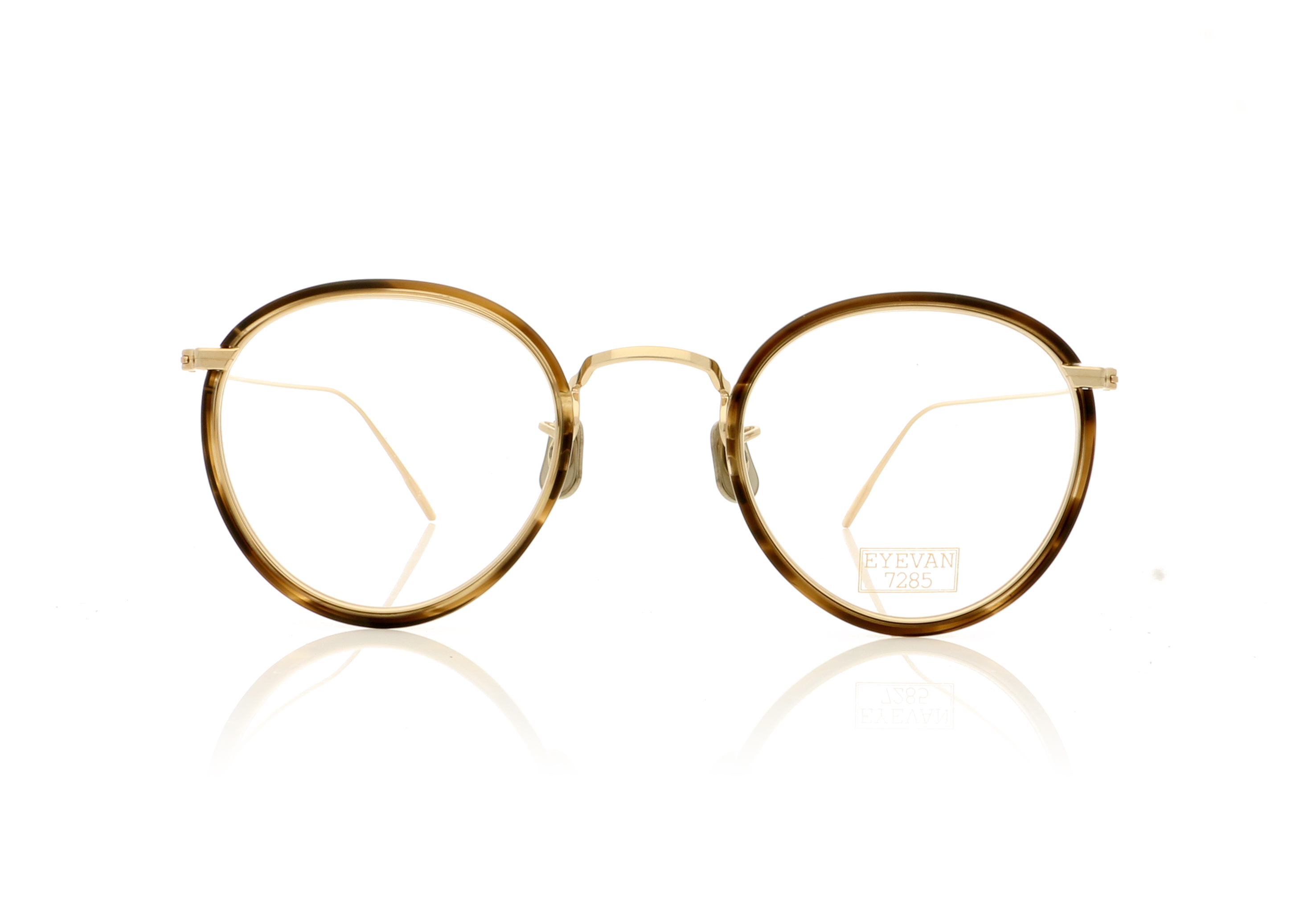 Eyevan 7285 EV717E 717E Brown Tortoise 332902 Glasses