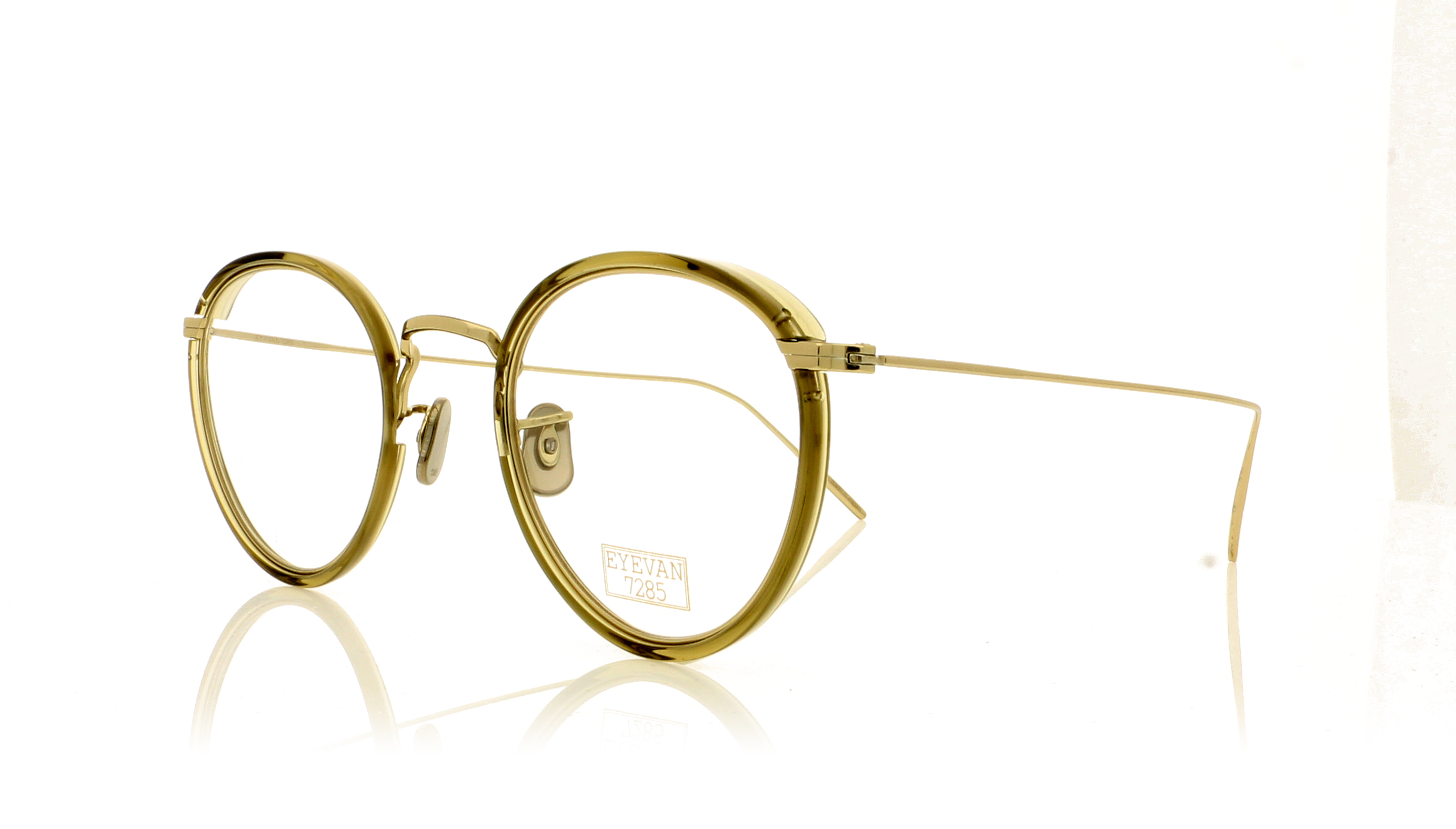 Eyevan 7285 EV717E 717E Grey/Gold 406913 Glasses