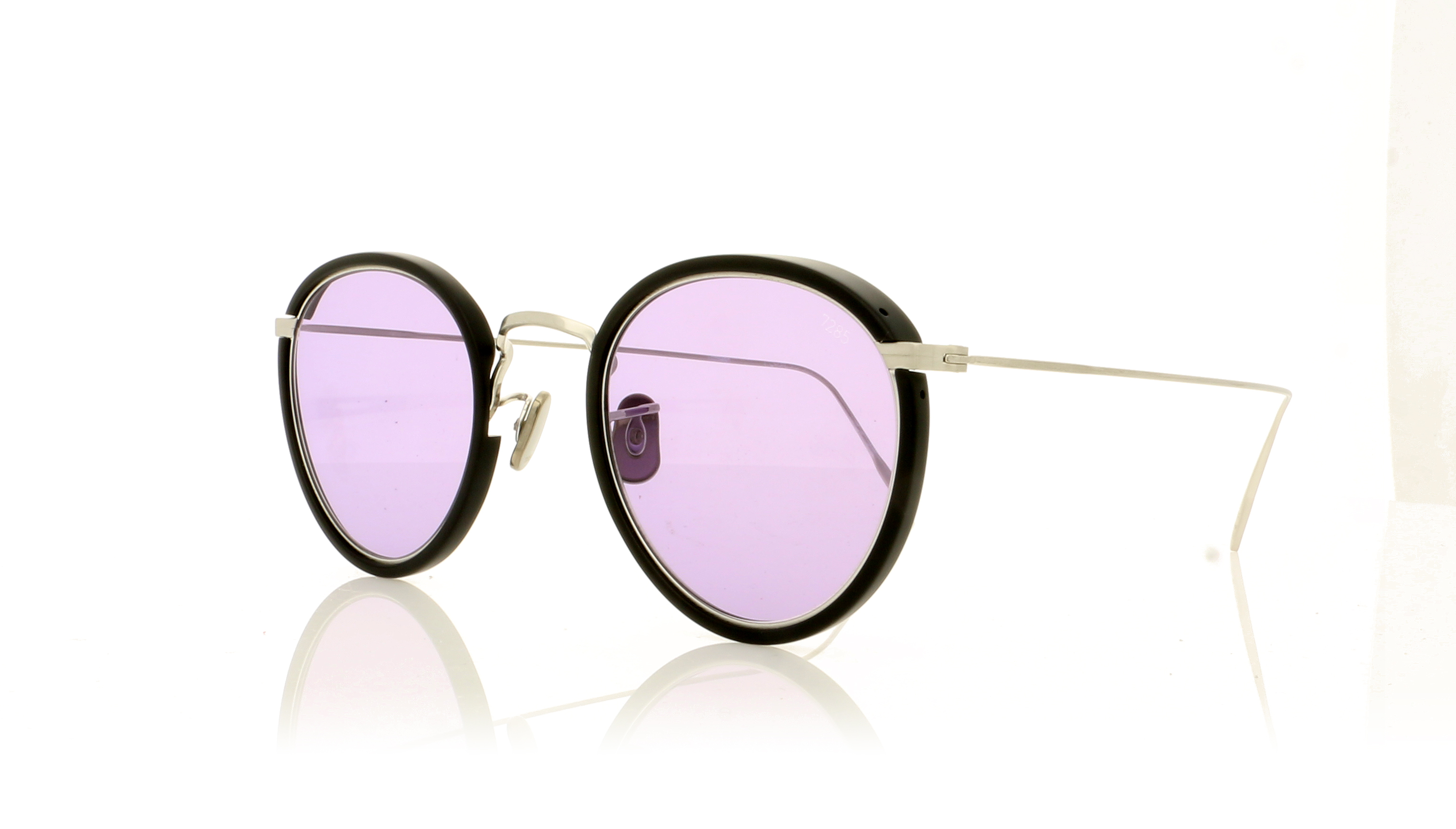 Eyevan 7285 EV717E-2 717E Black/Silver 1122 Sunglasses