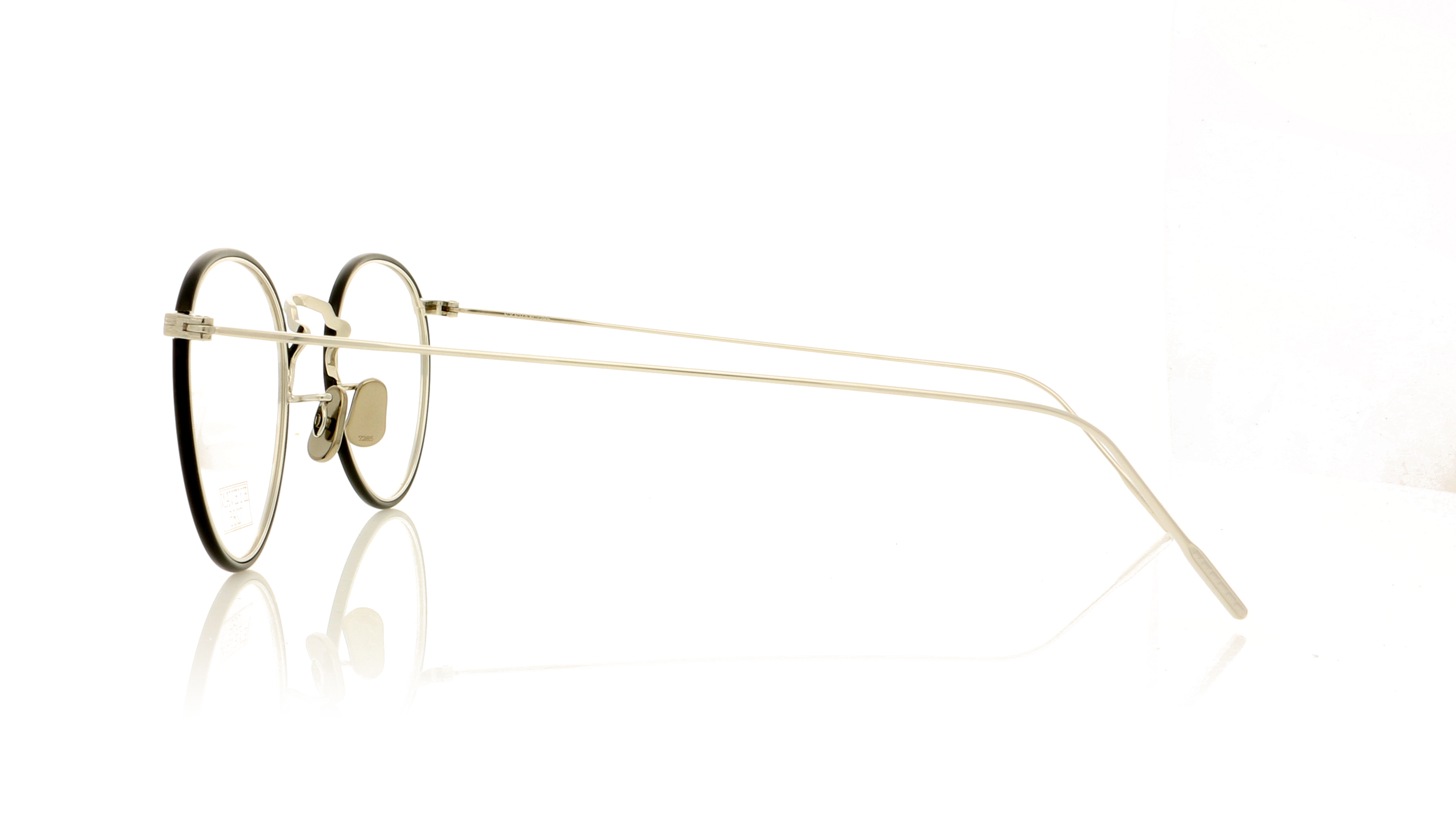 Eyevan 7285 717W 1310 Black Silver Glasses