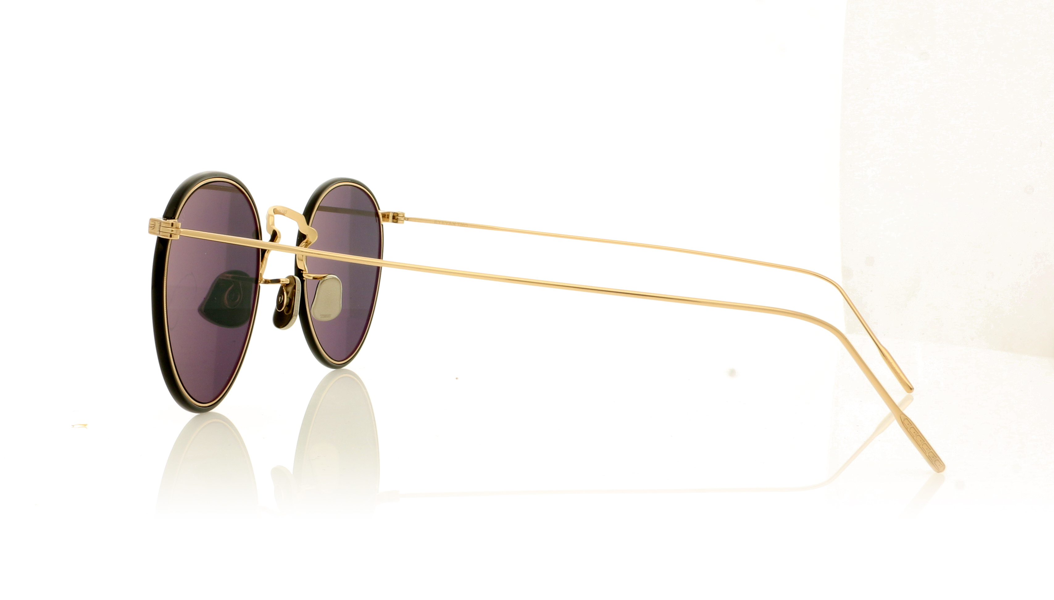 Eyevan 7285 717W Black/Gold 1002BK Sunglasses