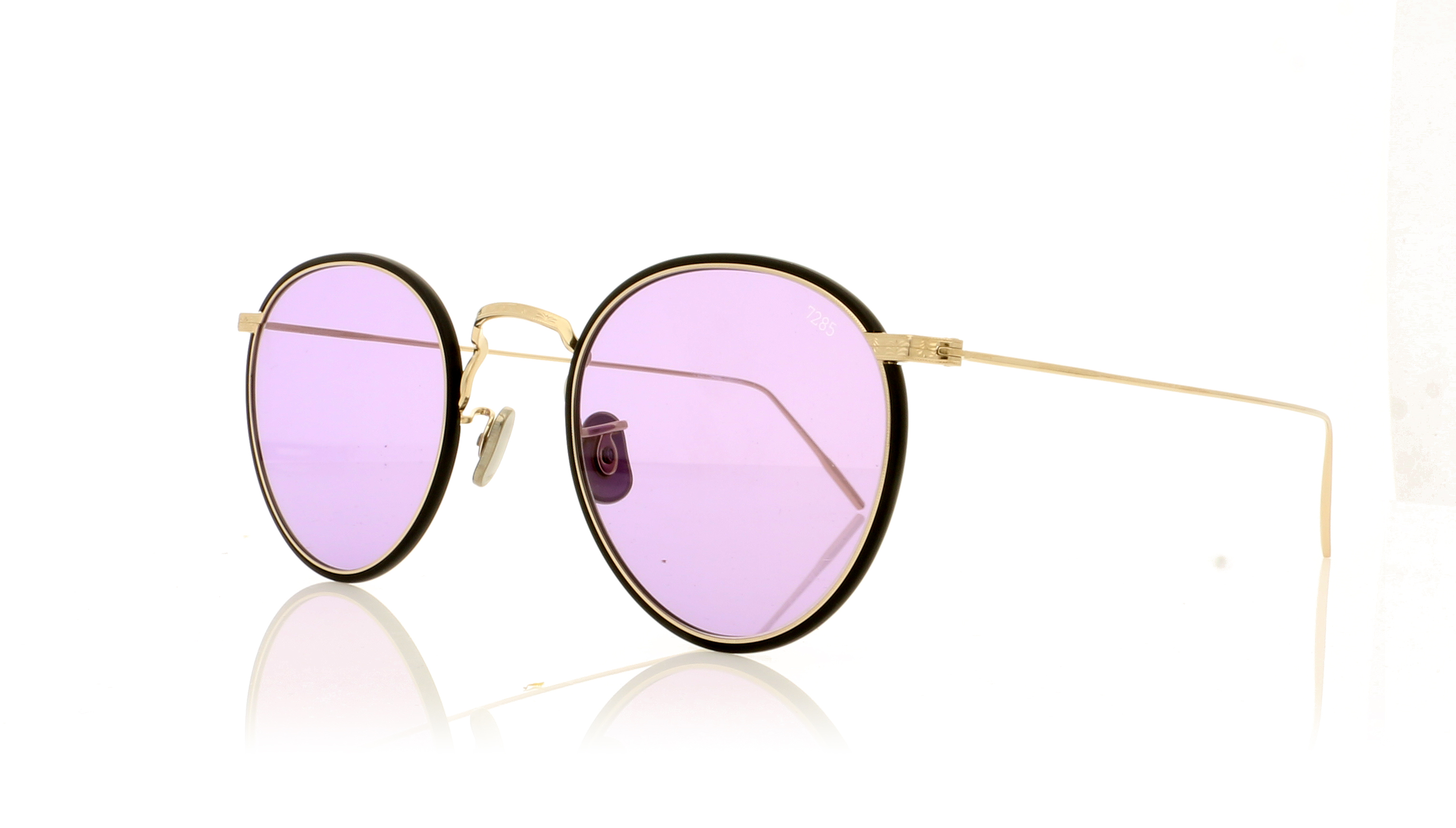 Eyevan 7285 717W Black/Silver 1260PUR Sunglasses