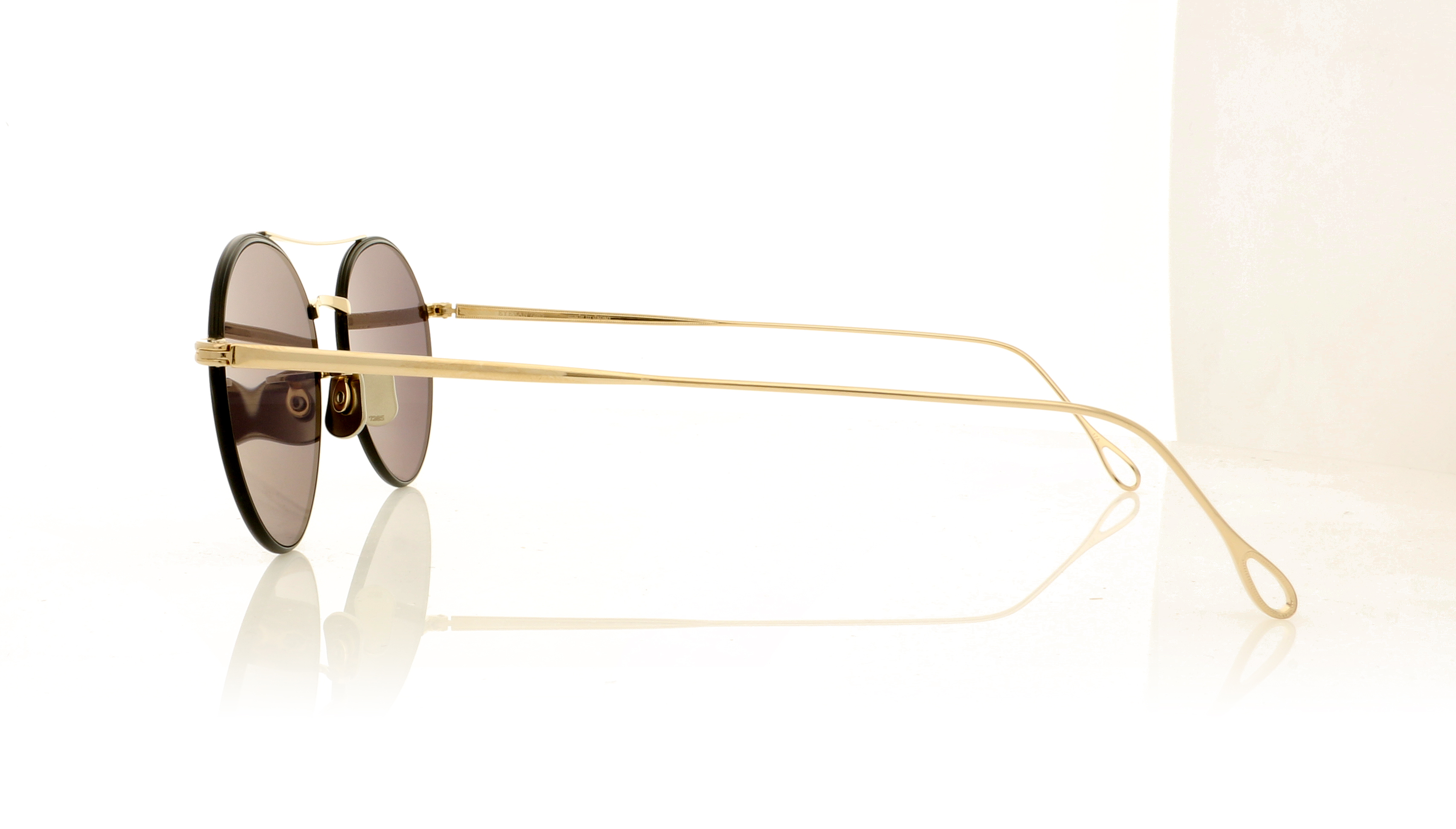 Eyevan 7285 752 Gold/Black/Grey Lenses 8050 Sunglasses