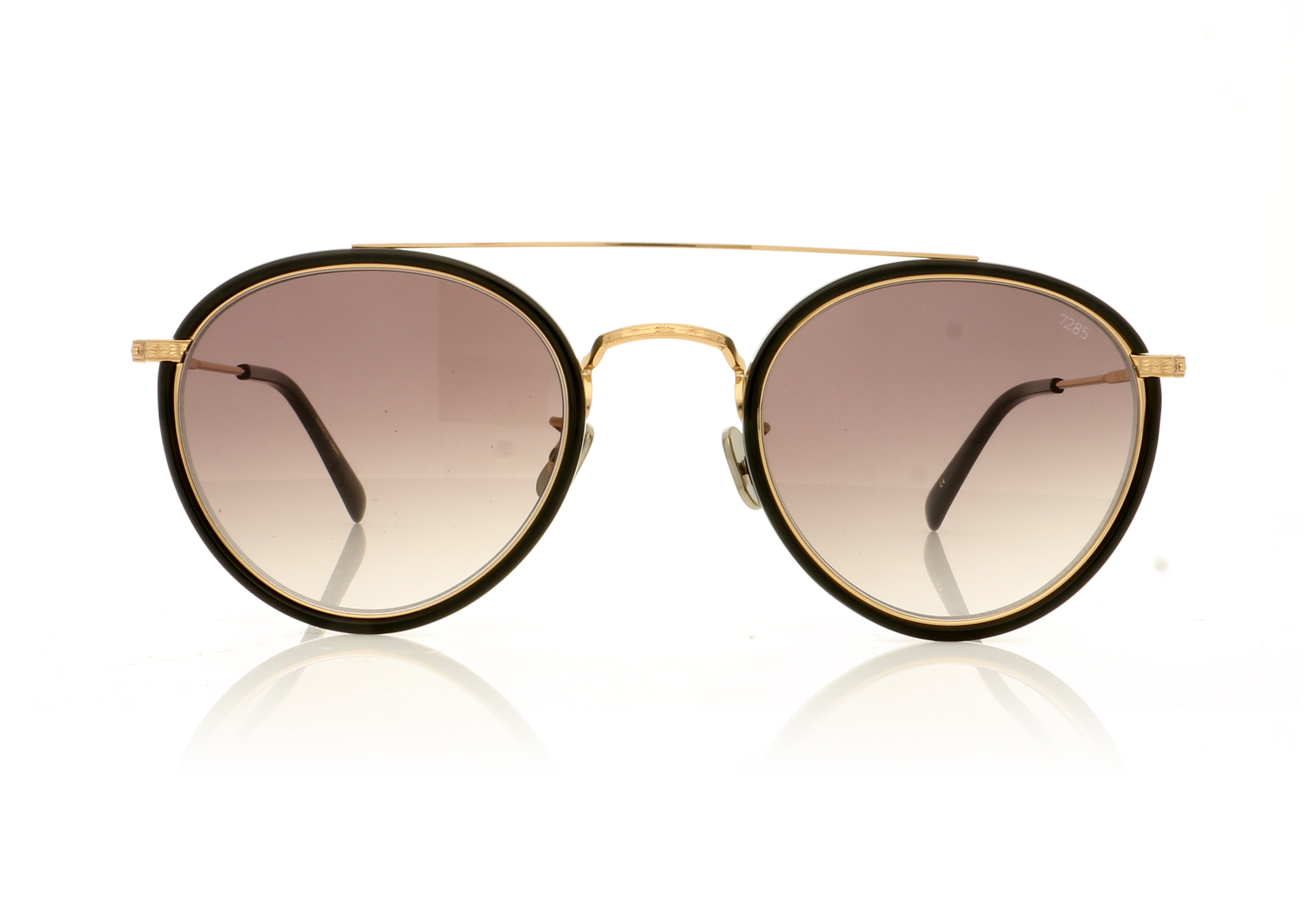 Eyevan 7285 EV762 762 Black/Gold 100900 Sunglasses