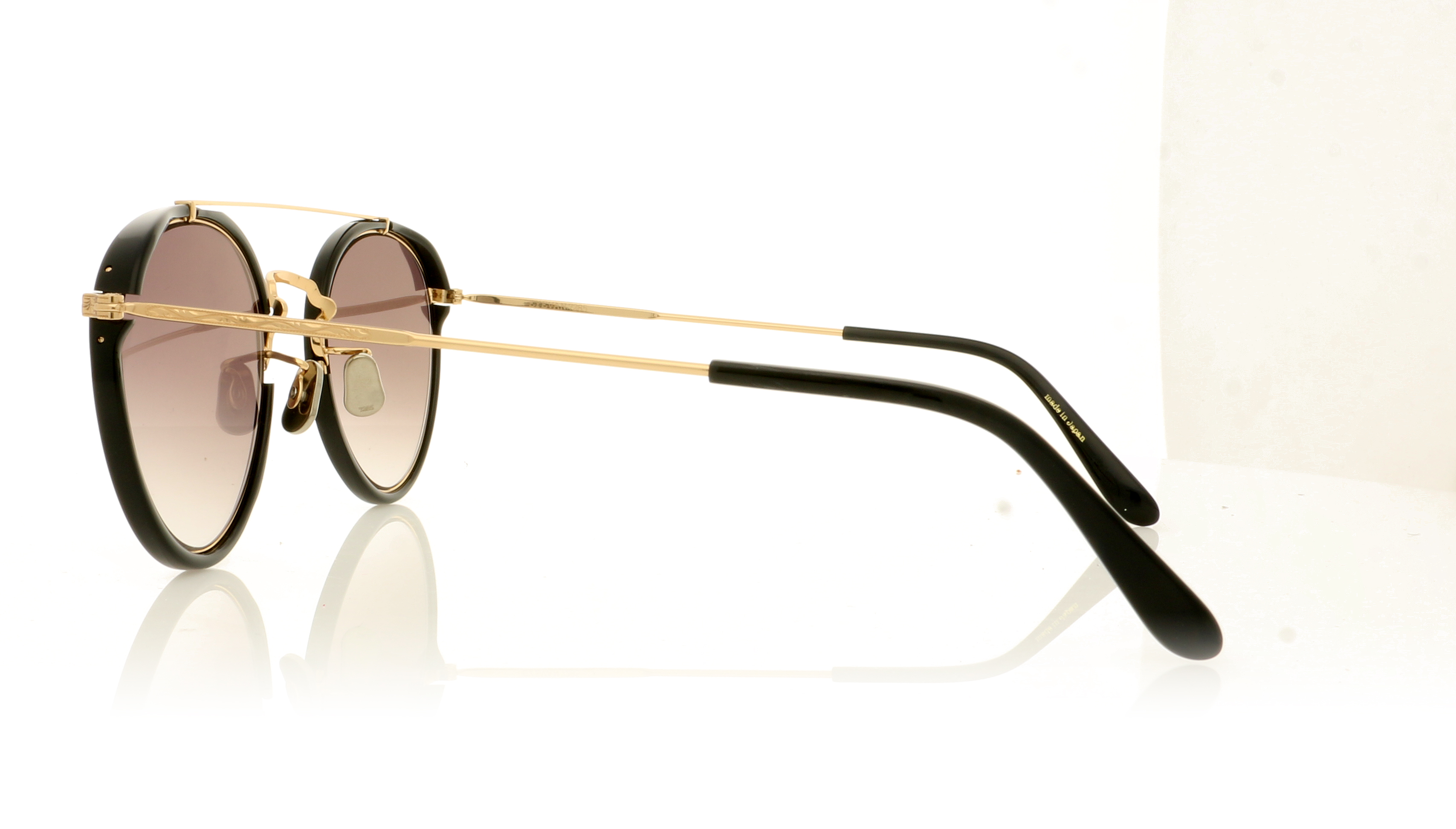 Eyevan 7285 EV762 762 Black/Gold 100900 Sunglasses