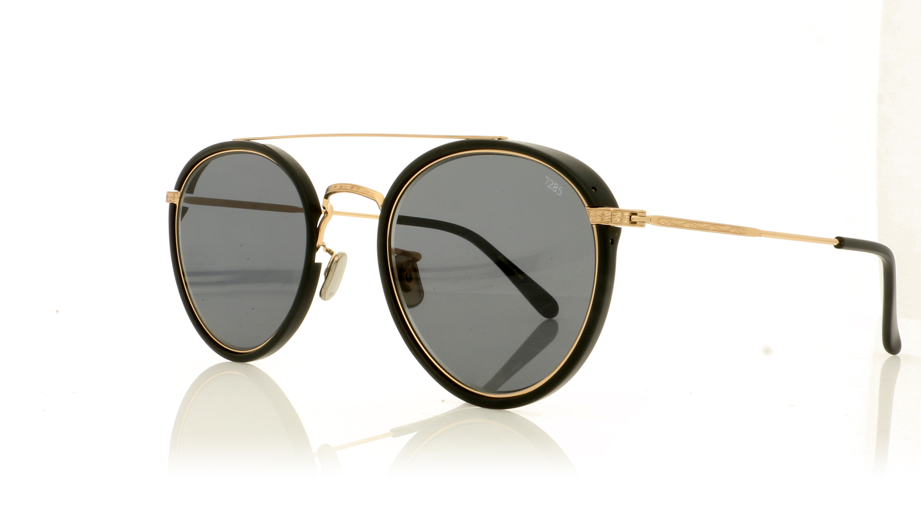 Eyevan 7285 EV762 762 Black/Gold 112900 Sunglasses