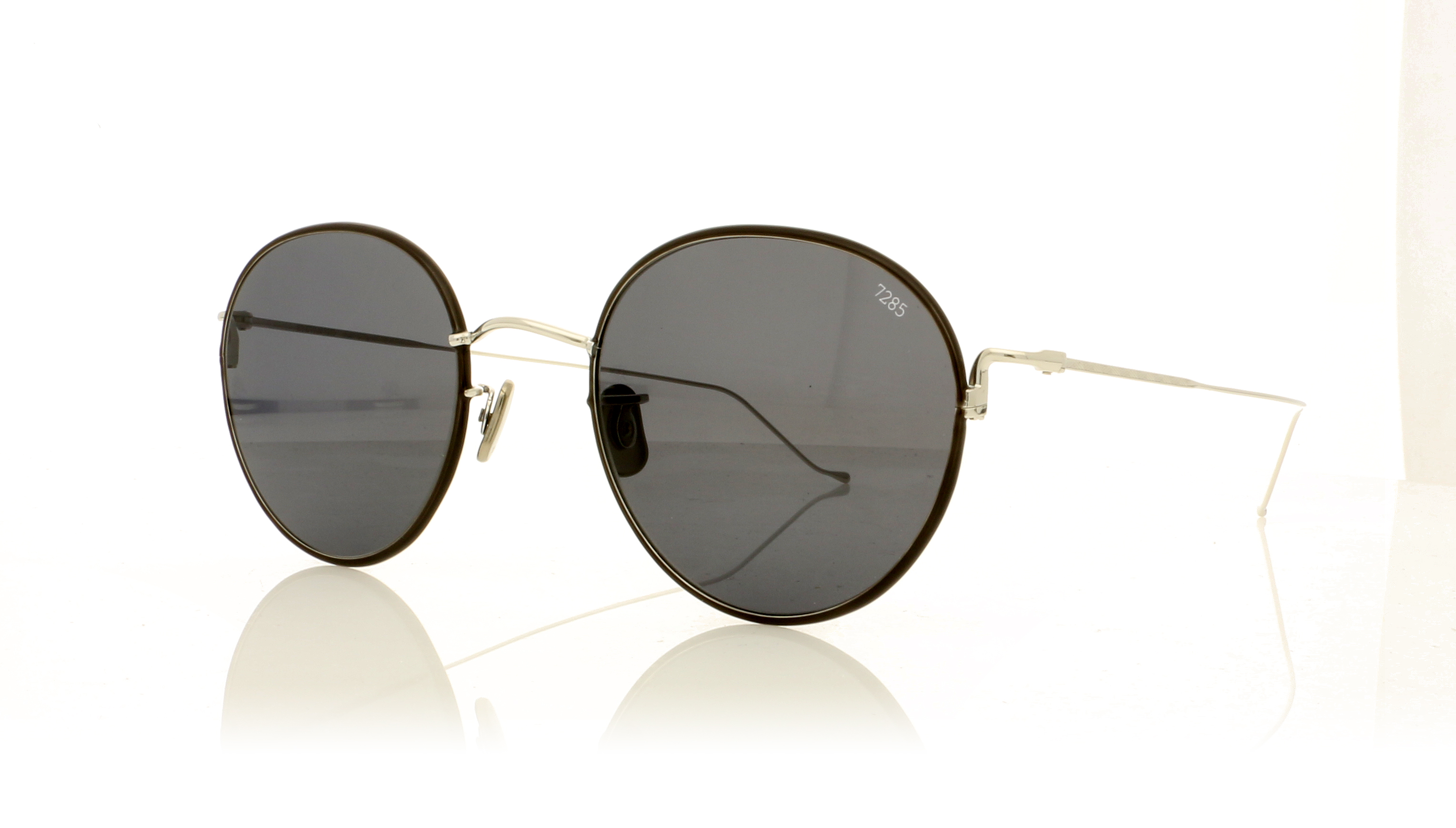 Eyevan 7285 774 Brown/Silver Sides 80022-GRY Sunglasses