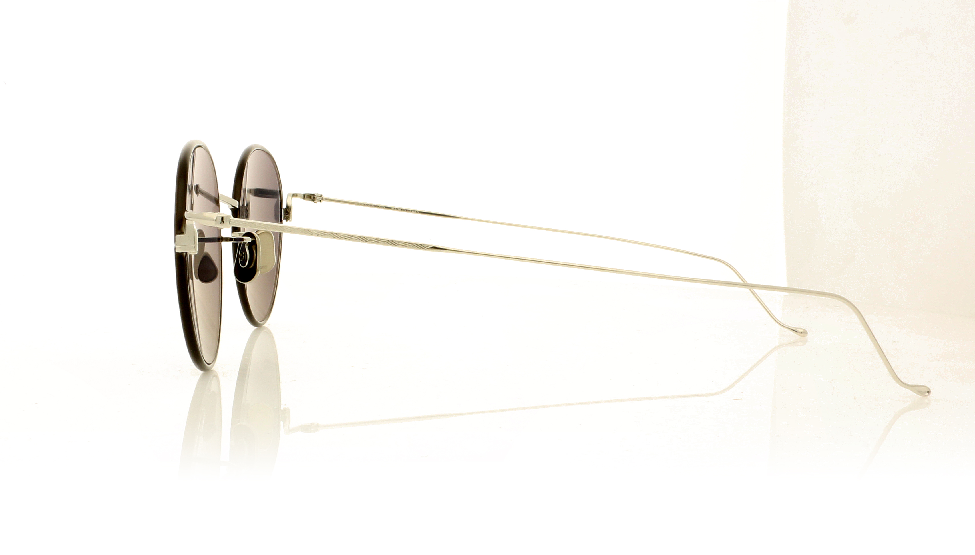 Eyevan 7285 774 Brown/Silver Sides 80022-GRY Sunglasses