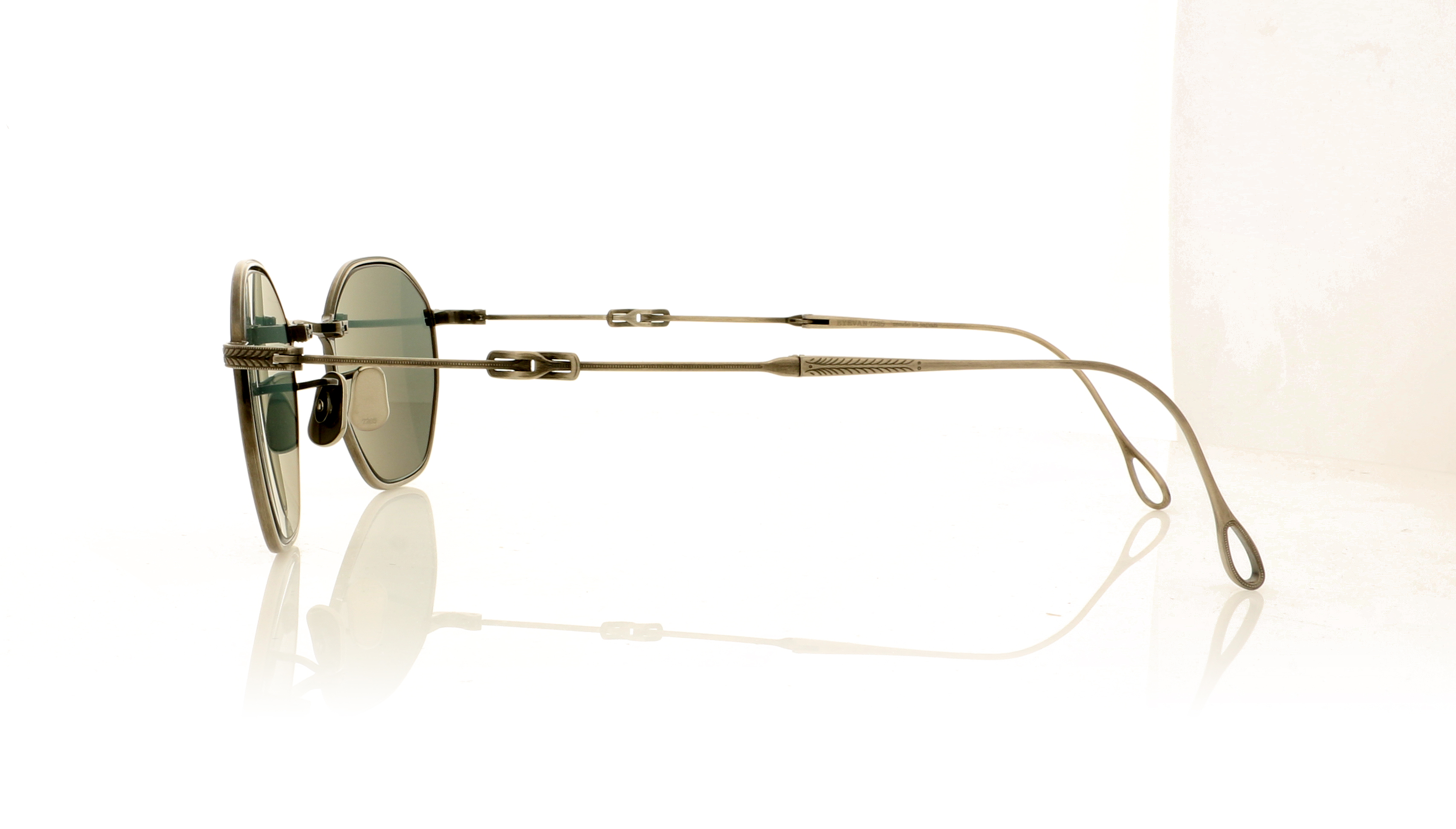 Eyevan 7285 803 Grey Silver/ Grey Lenses 801-G S. BK PL Sunglasses