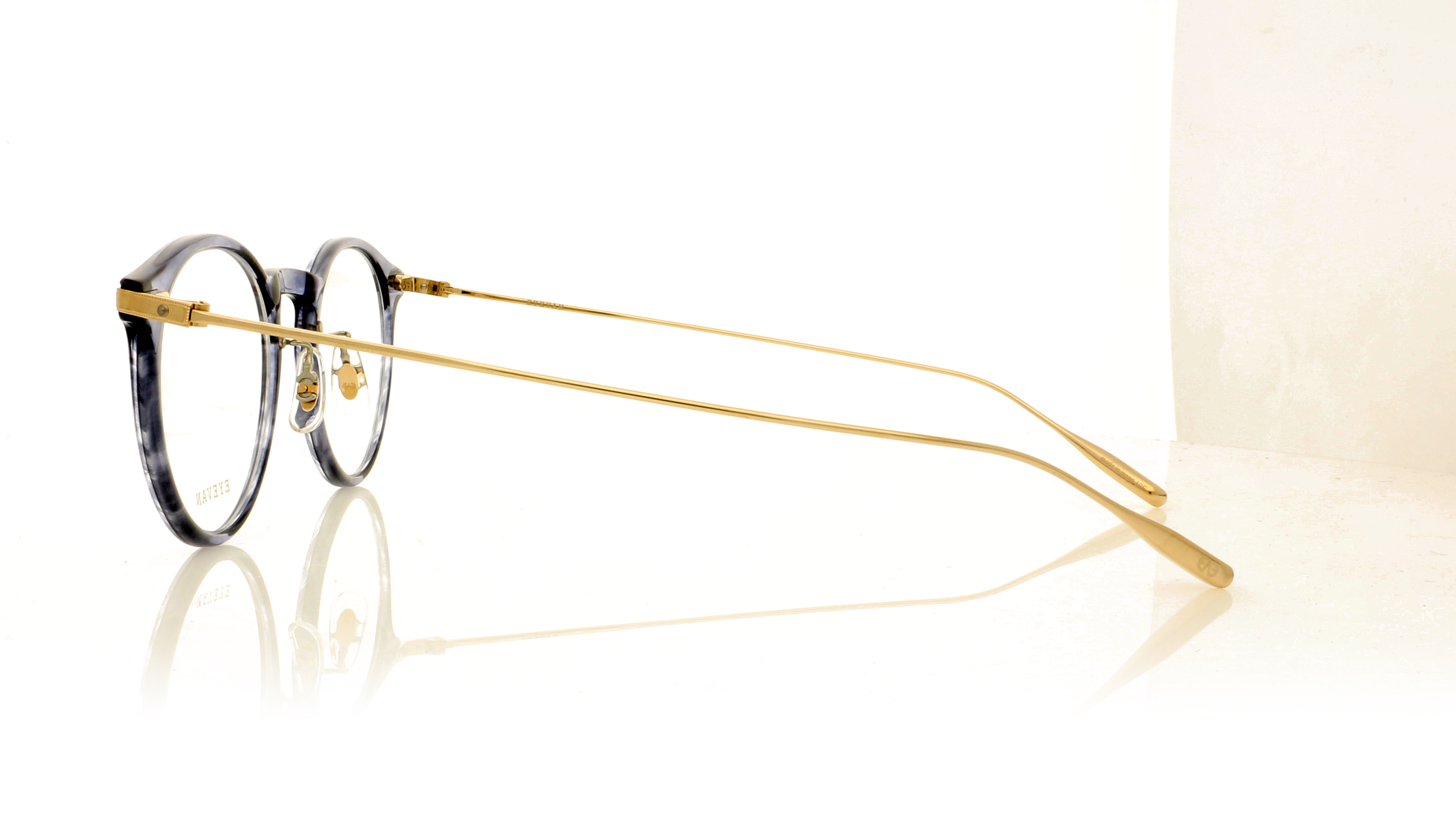 Eyevan 7285 Bliss Transparent Grey Blue DSEA Glasses