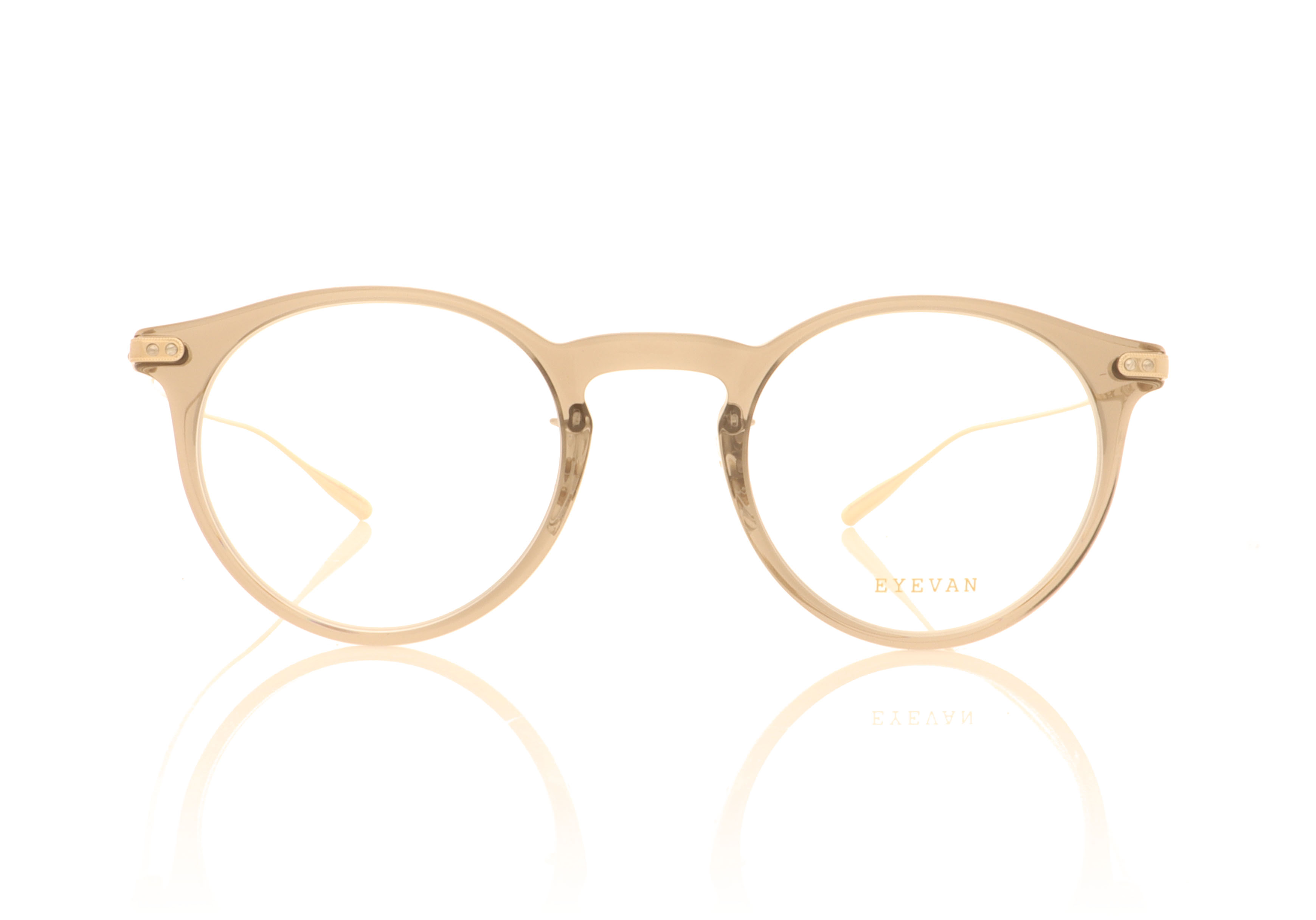 Eyevan 7285 Bliss Transparent Grey SMK Glasses