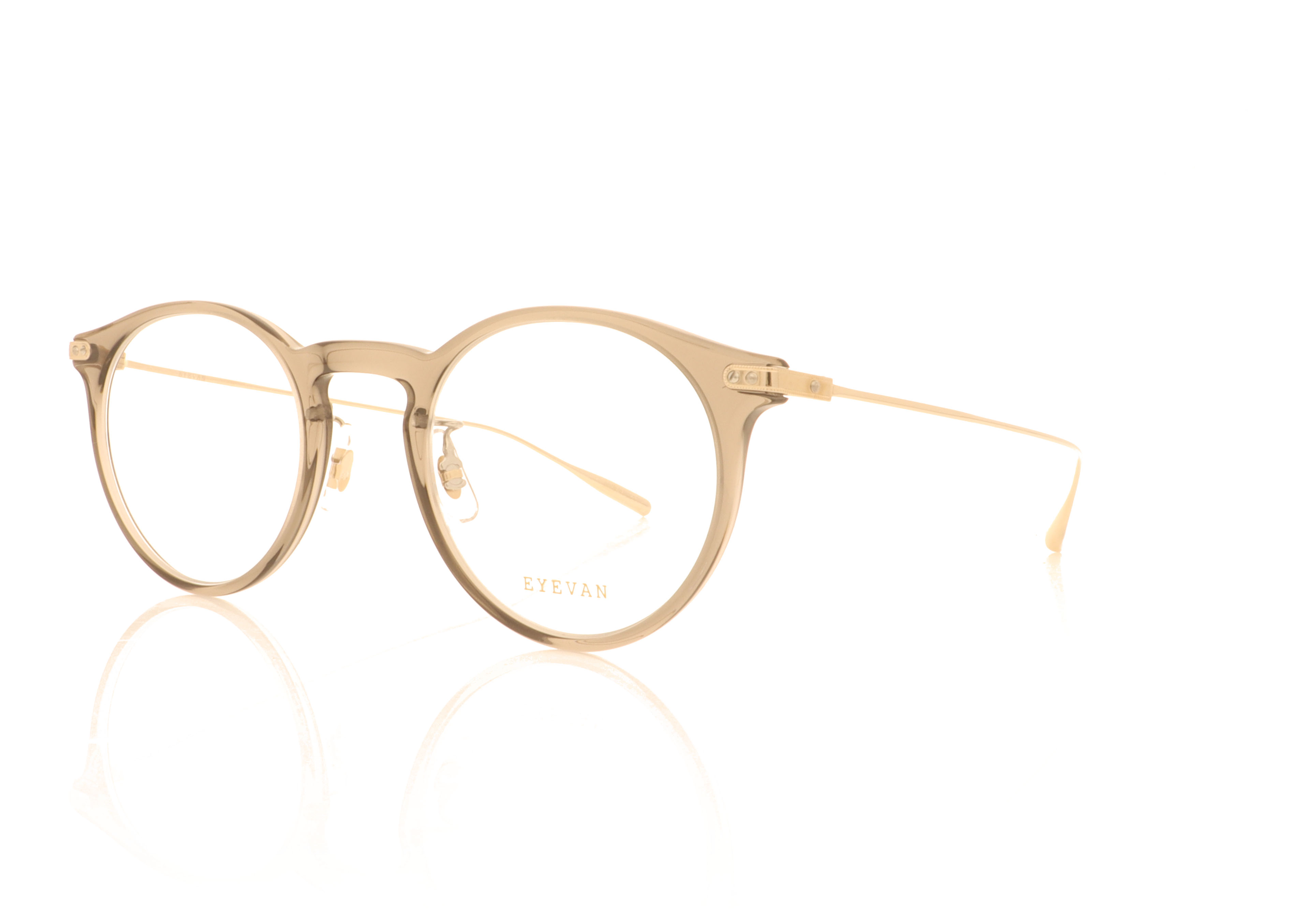 Eyevan 7285 Bliss Transparent Grey SMK Glasses