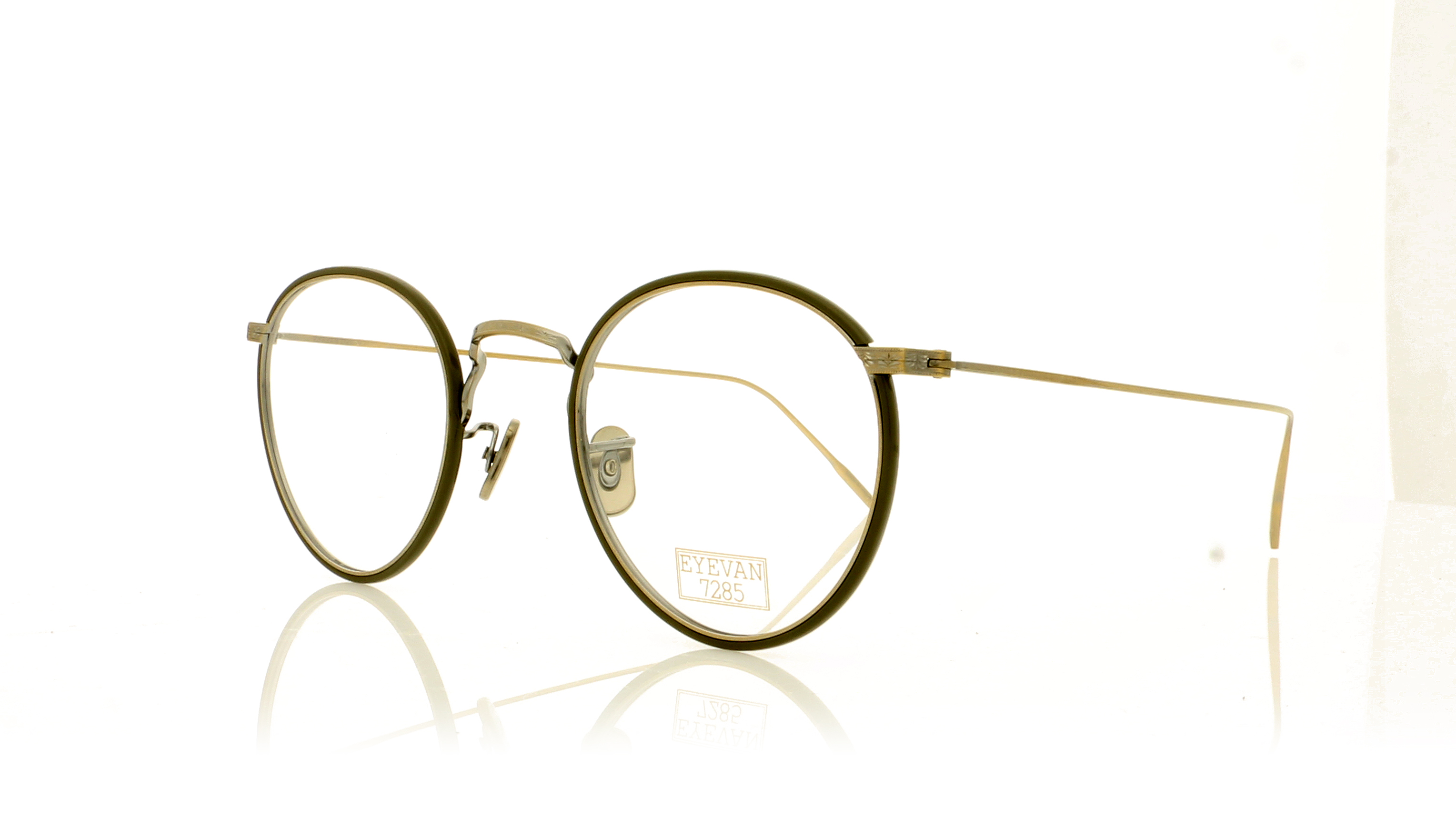 Eyevan 7285 717W EV717W Pewter 4120 Glasses