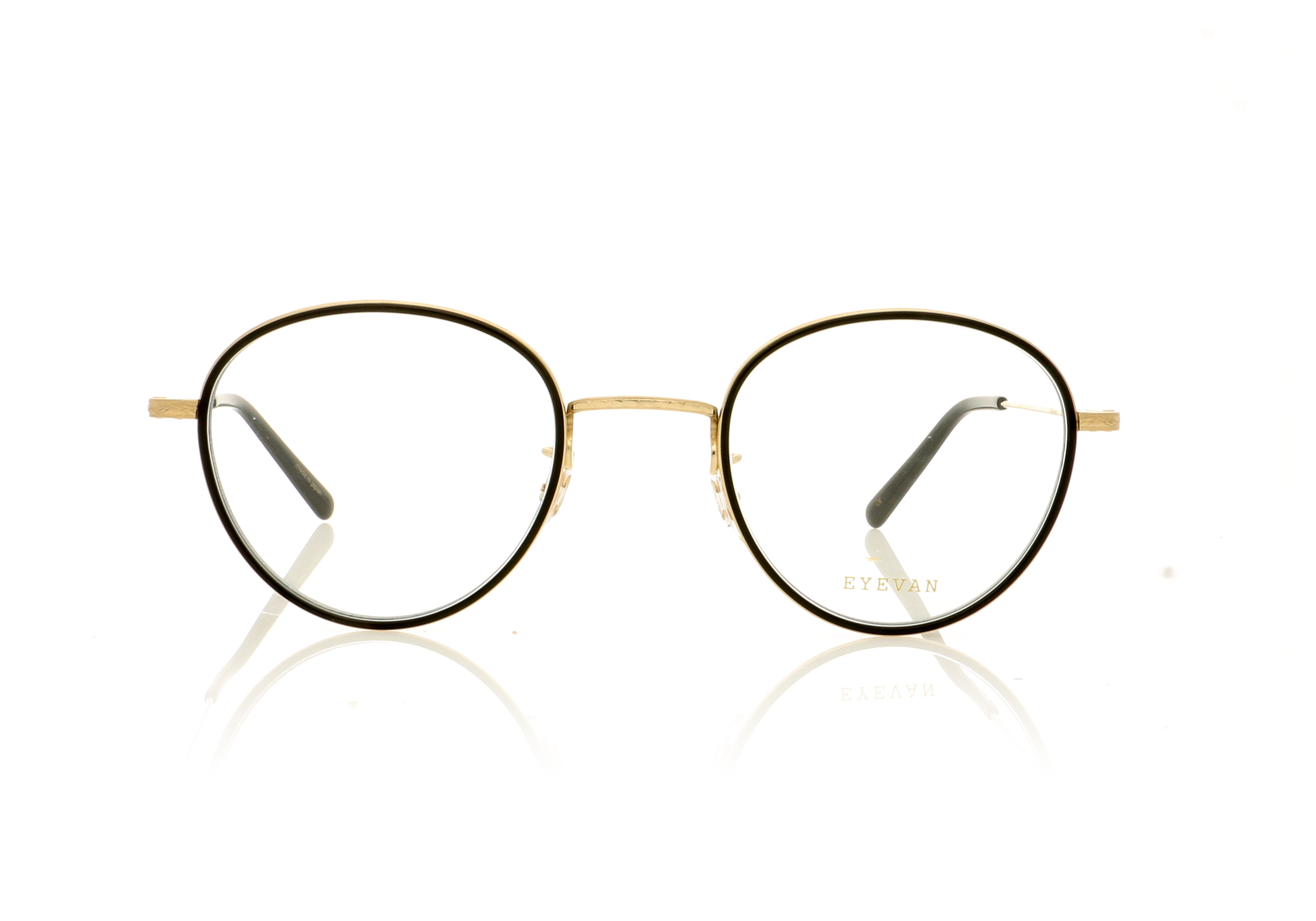 Eyevan 7285 Ferren Gold/Black GPBK Glasses