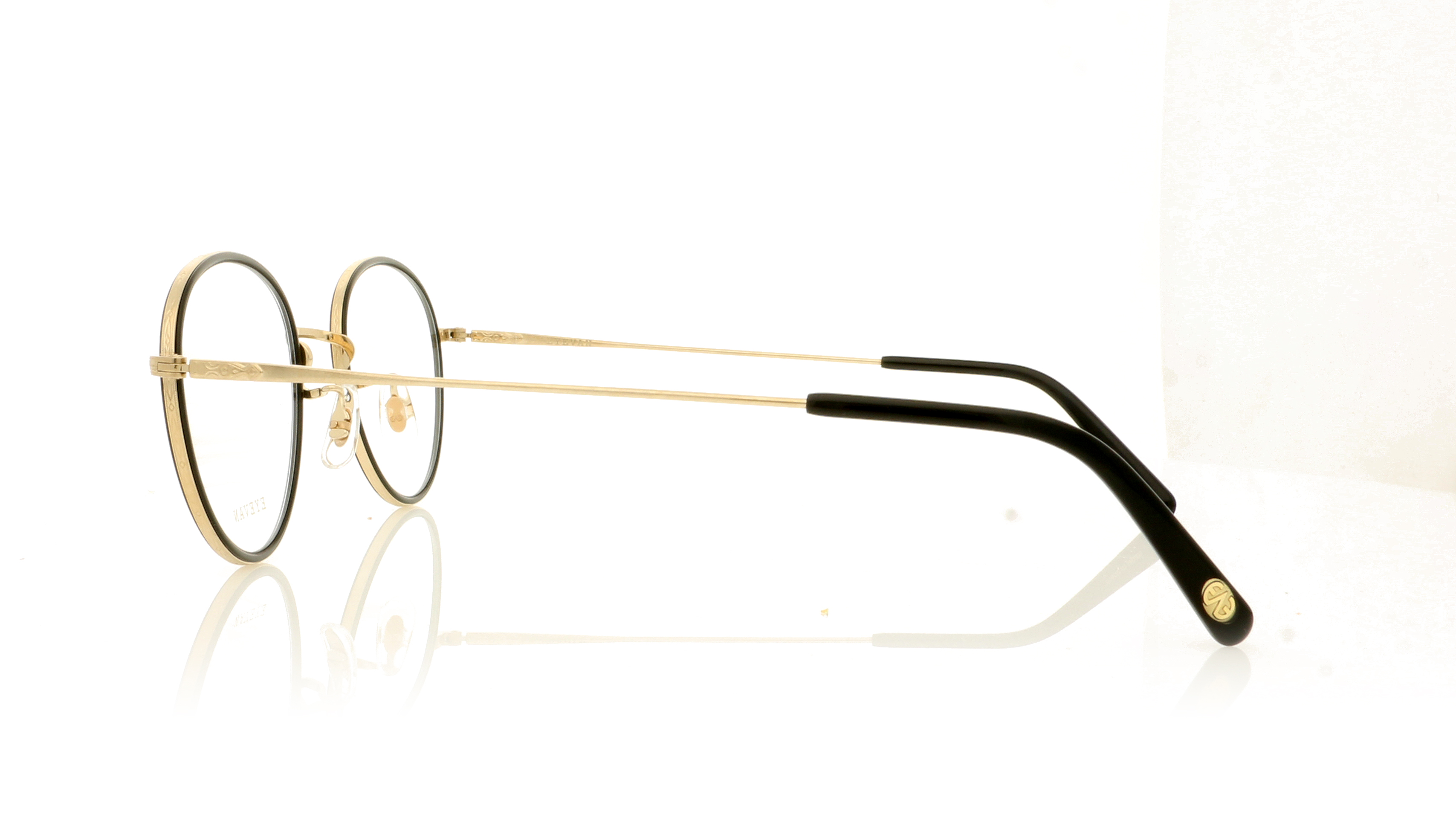 Eyevan 7285 Ferren Gold/Black GPBK Glasses