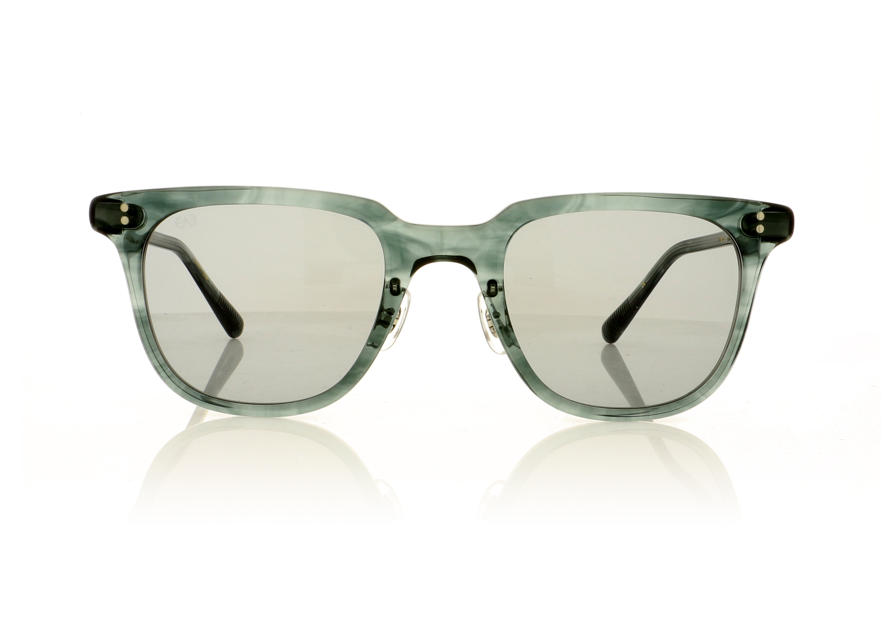Eyevan 7285 Franz Antique Green/Grey Lenses AGN-GRY Sunglasses