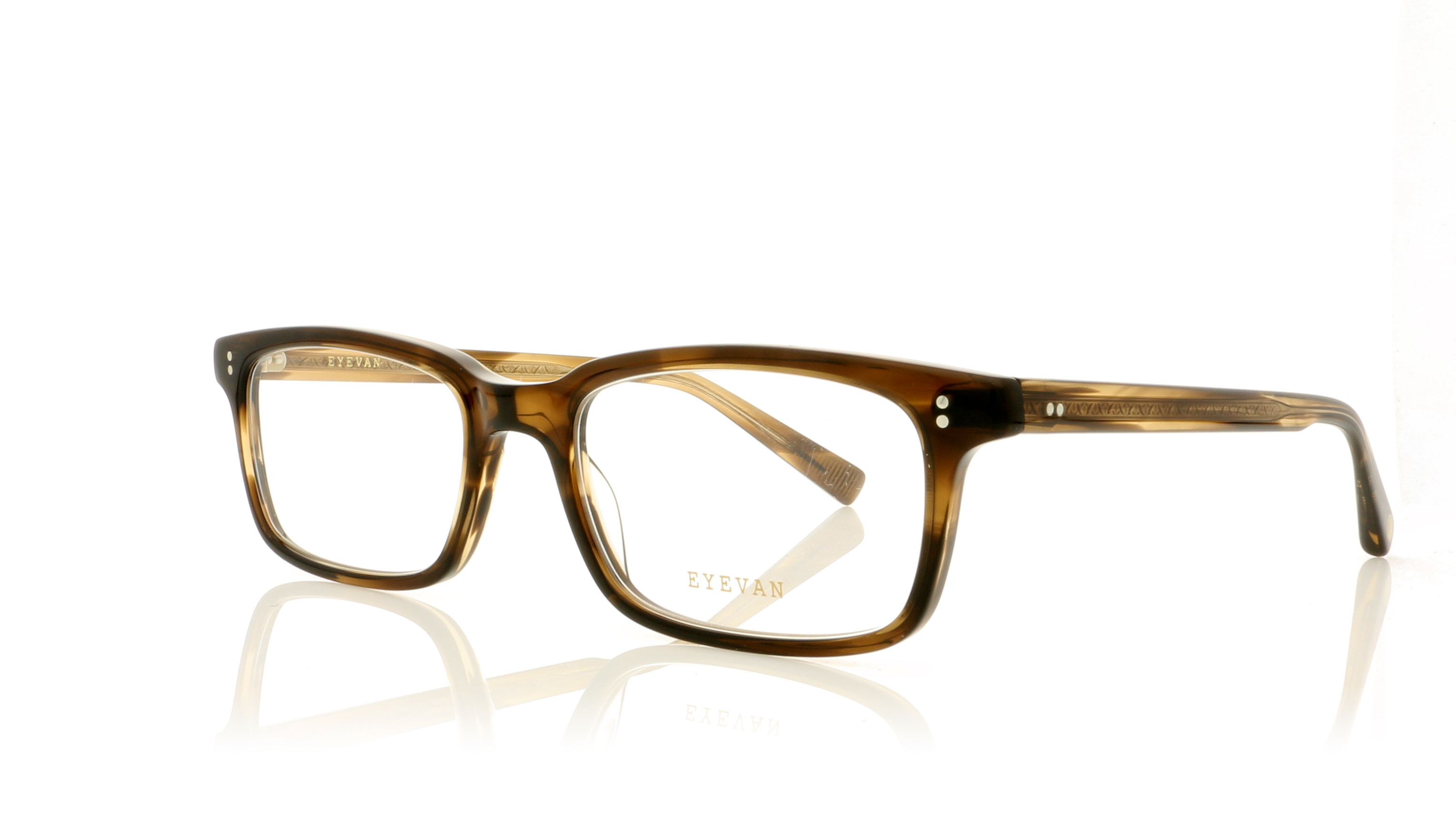 Eyevan 7285 Frey-E Brown COLB Glasses