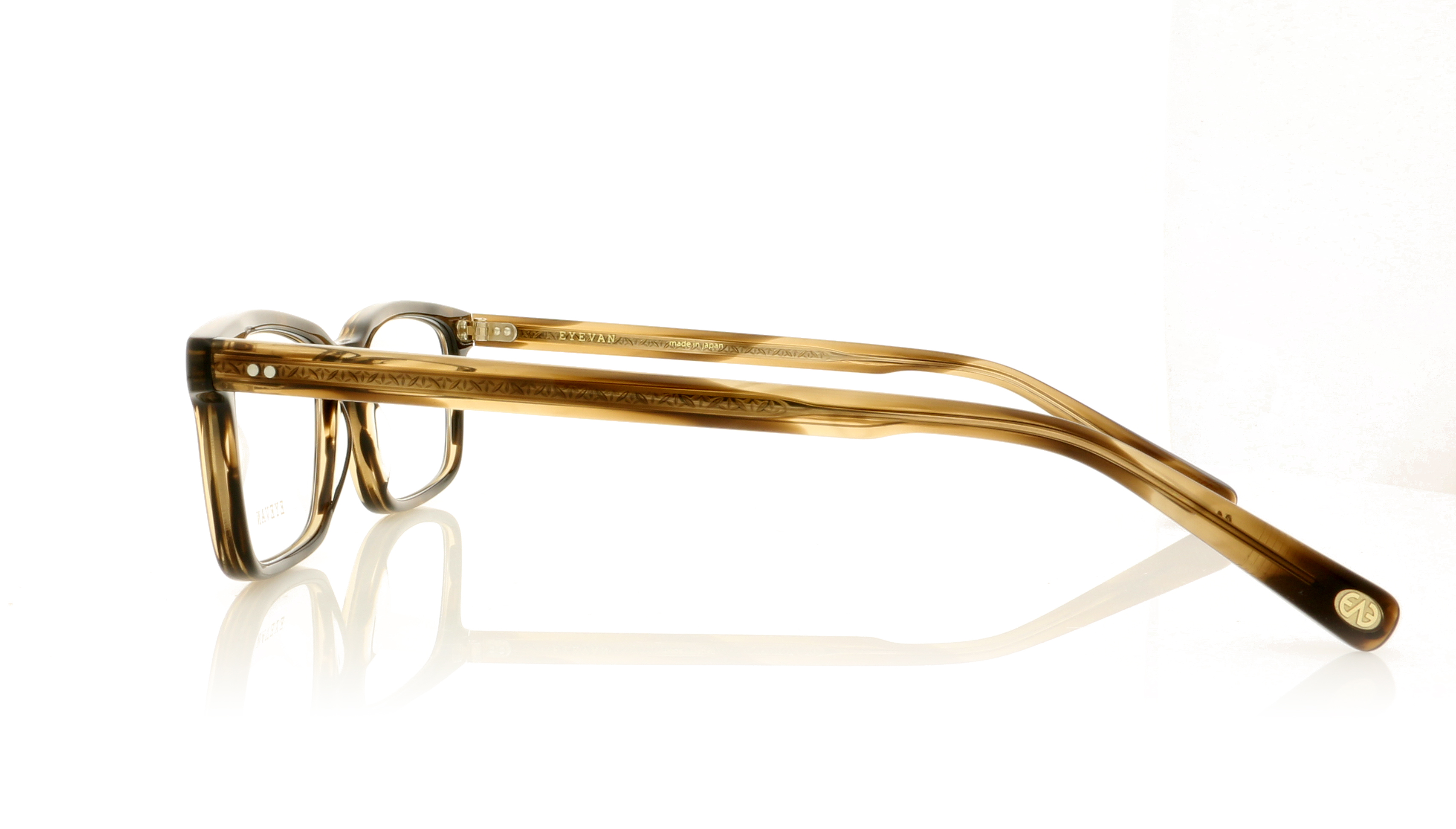 Eyevan 7285 Frey-E Brown COLB Glasses