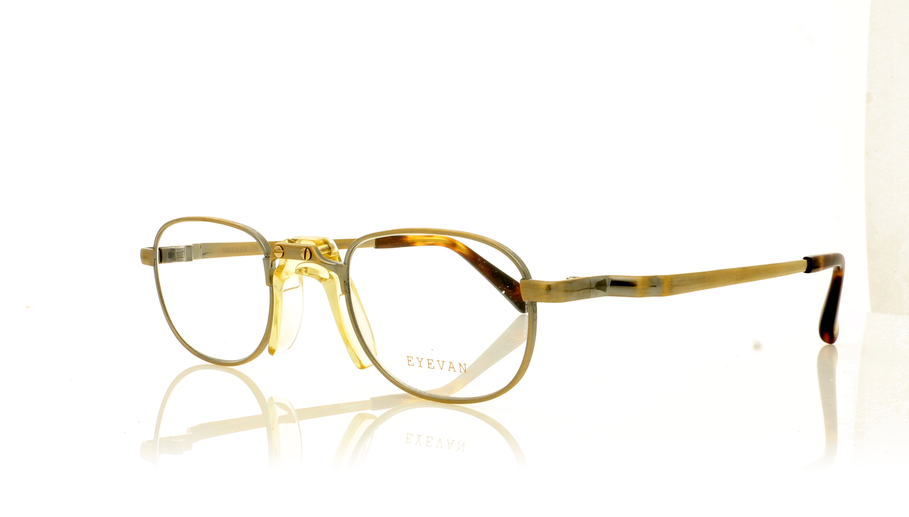 Eyevan 7285 Off Gold AG Glasses