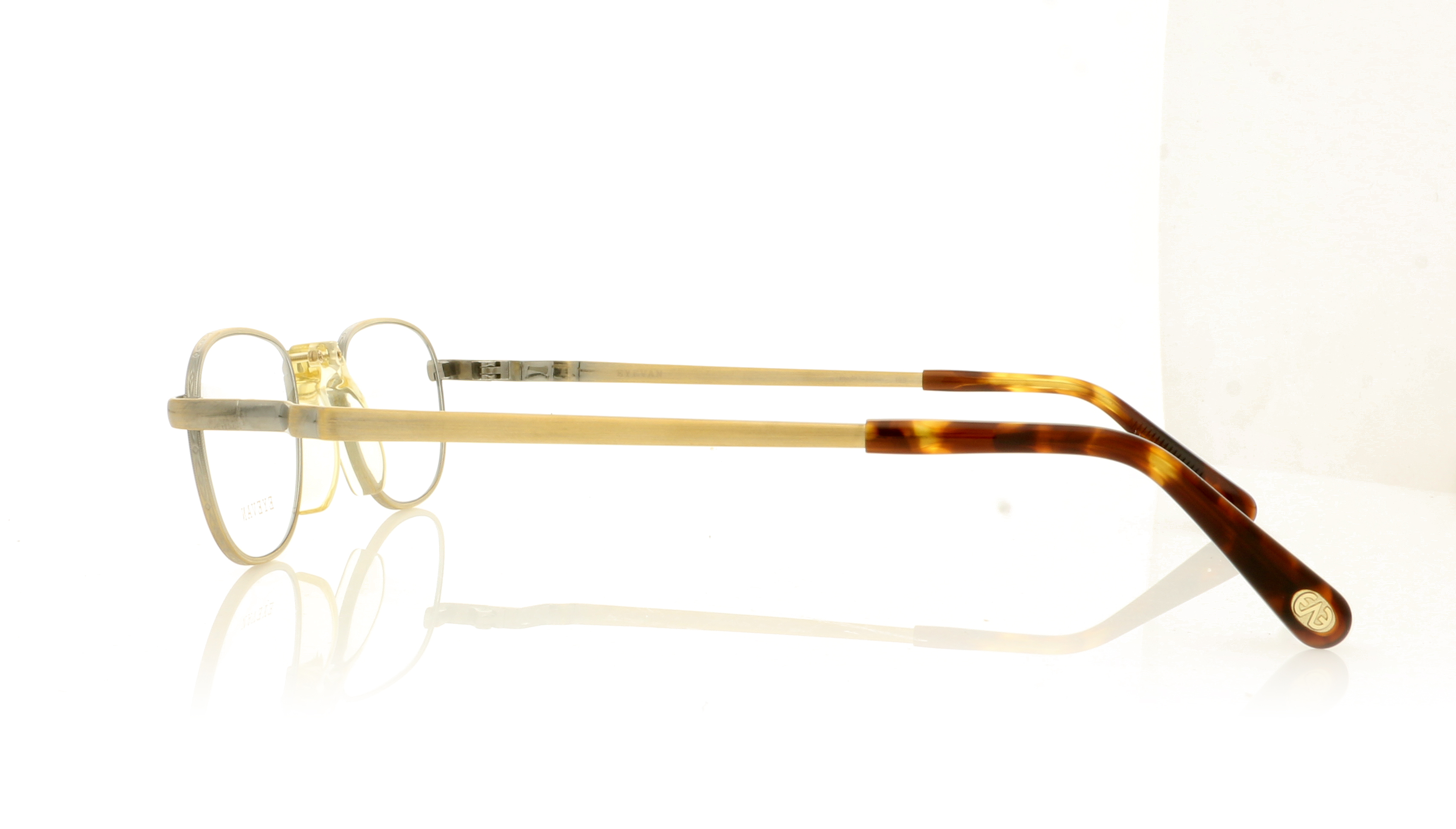 Eyevan 7285 Off Gold AG Glasses