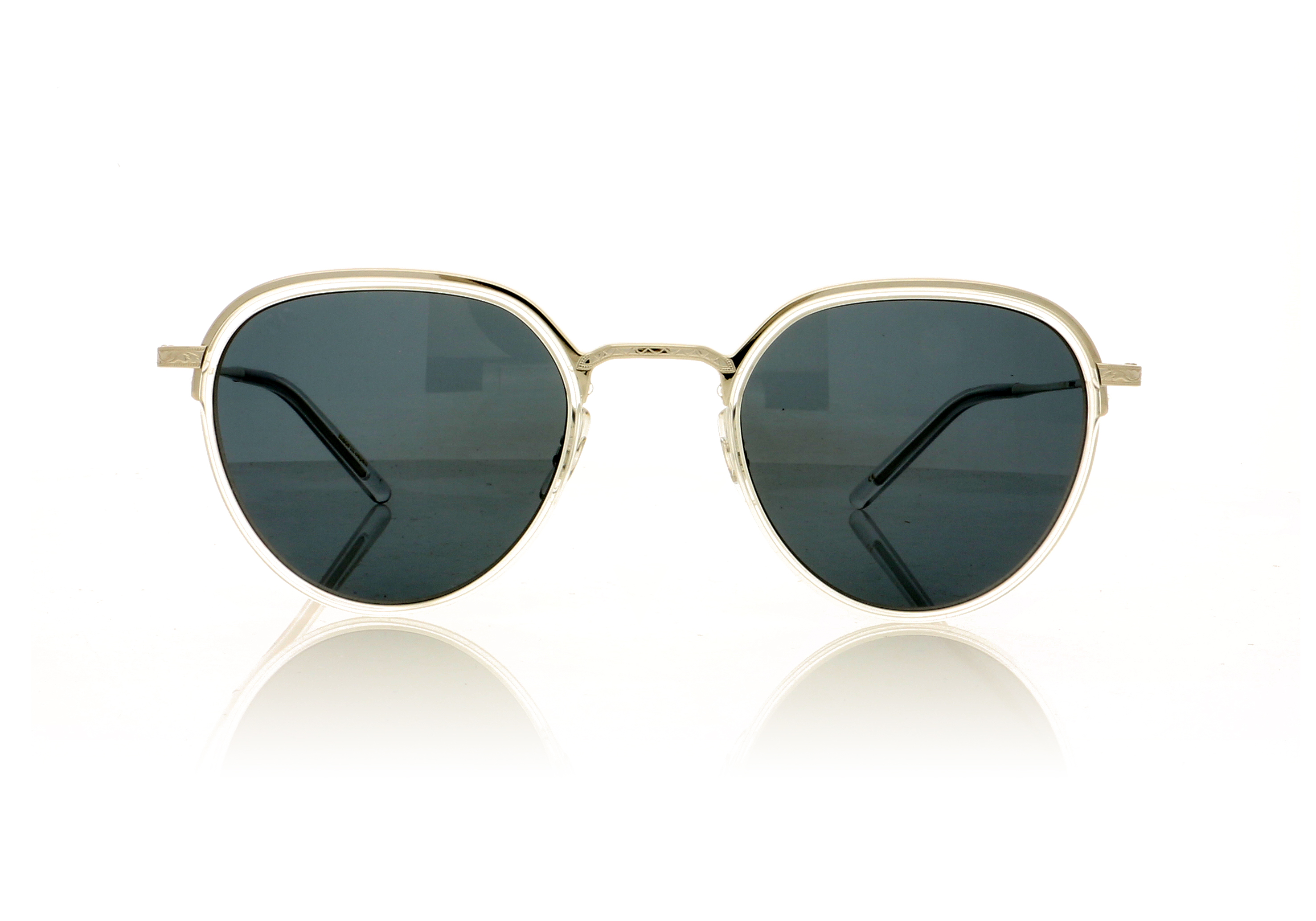 Eyevan 7285 Romney Silver/Transaprent/Grey Lenses S-BK Sunglasses