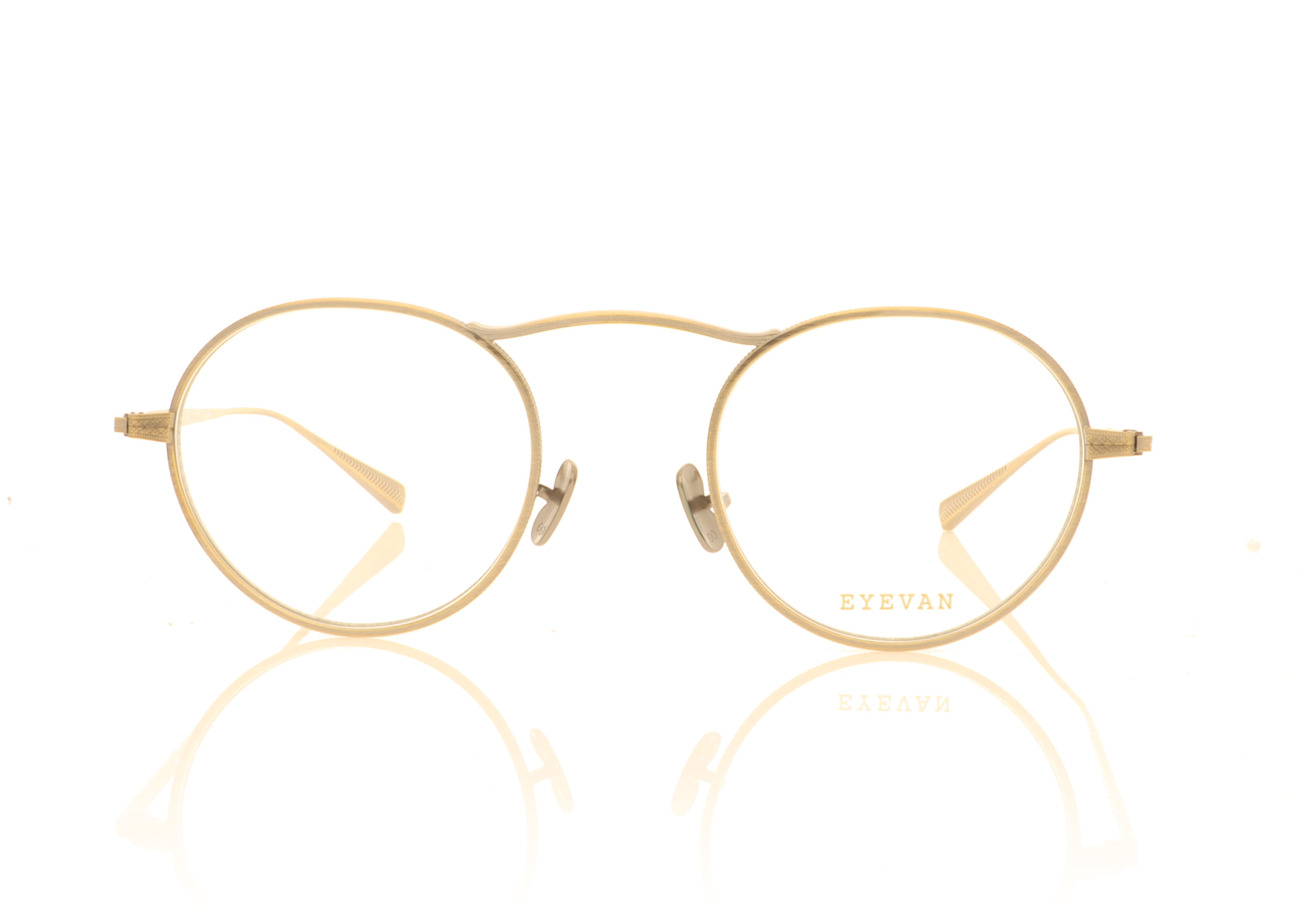 Eyevan 7285 Safari Gold AG Glasses