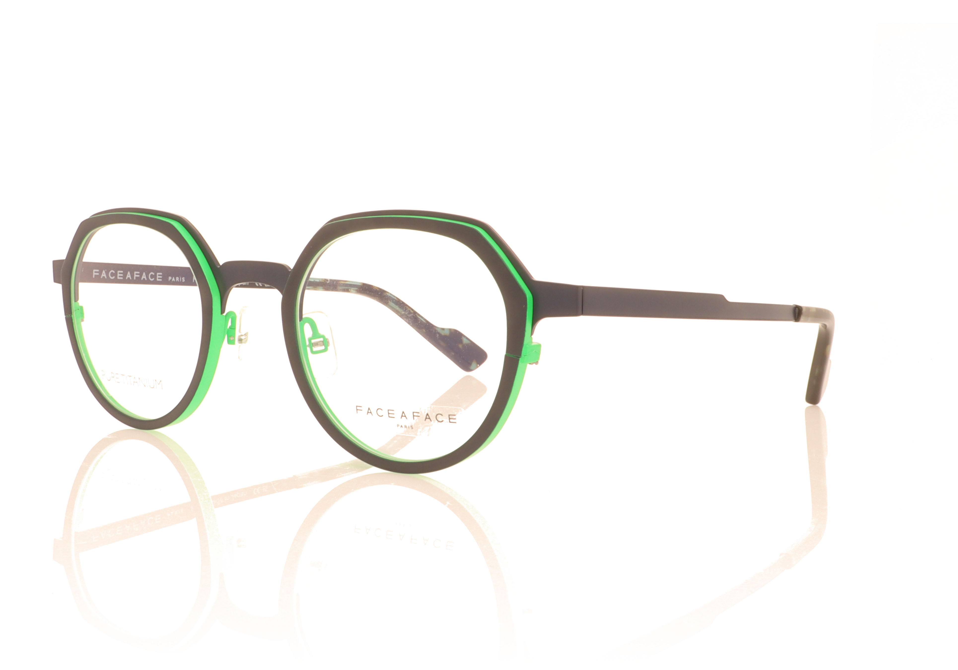 Face à Face Neon Black/Green 1/9025 Glasses