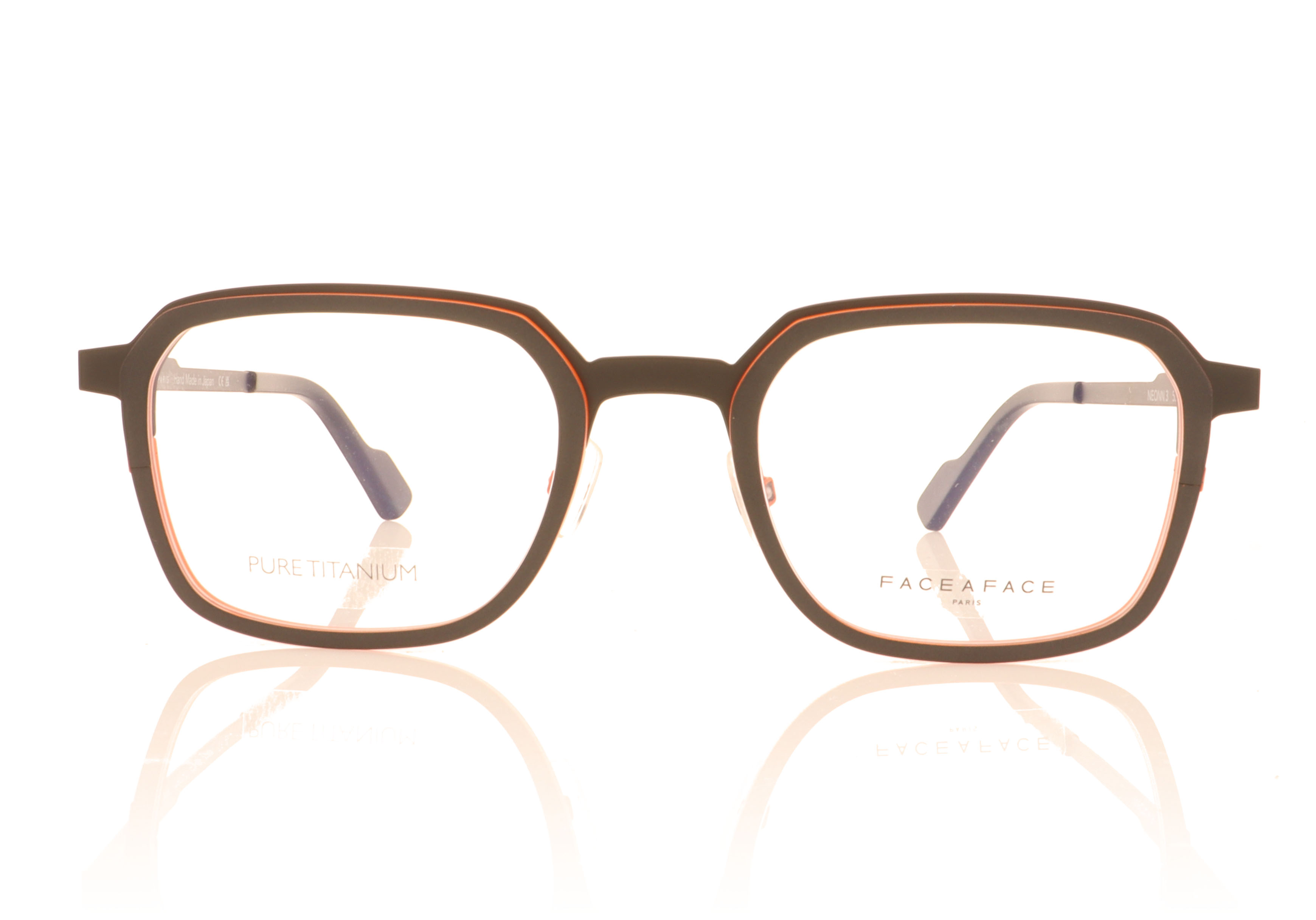 Face à Face Neon Black Orange 3 9072 Glasses