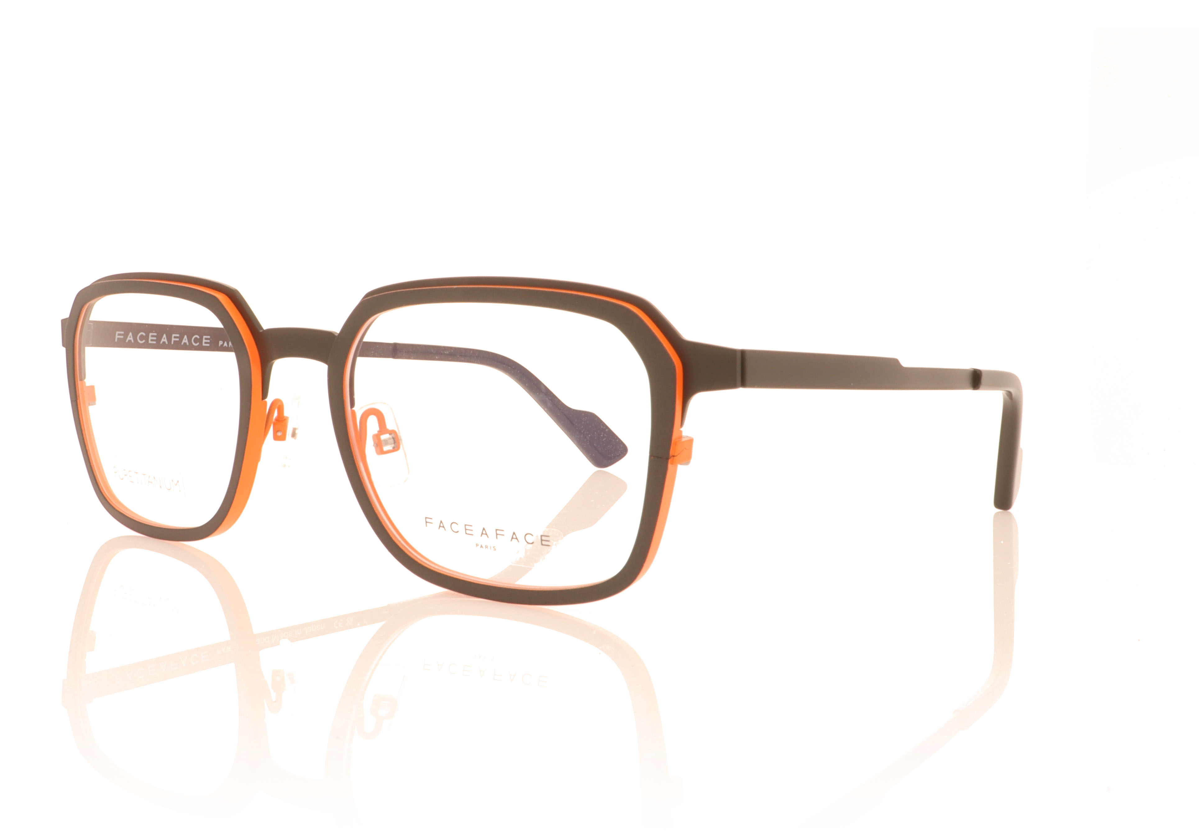 Face à Face Neon Black Orange 3 9072 Glasses