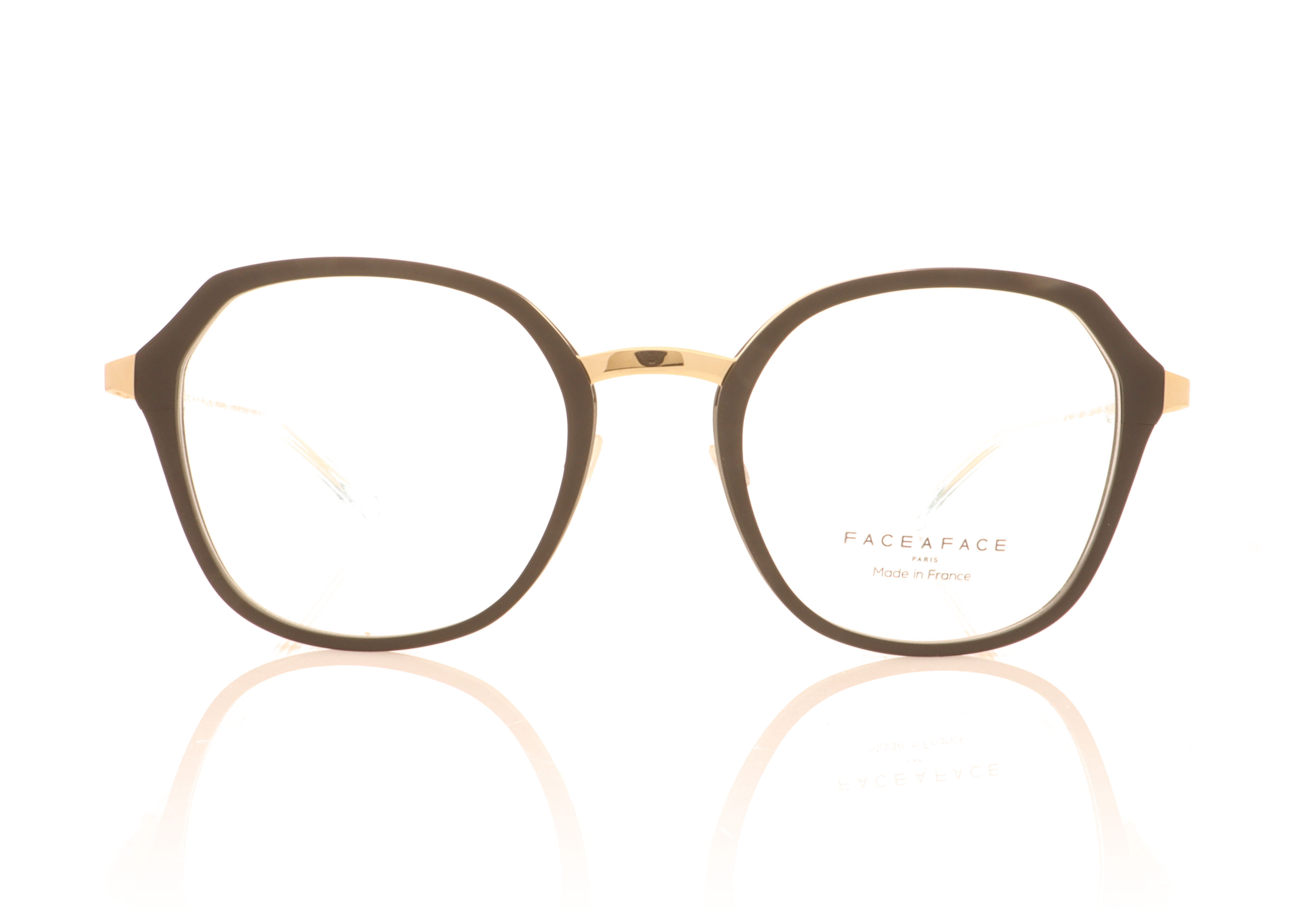 Face à Face FFJackie1 Jackie Black/Gold 1/TM01 Glasses
