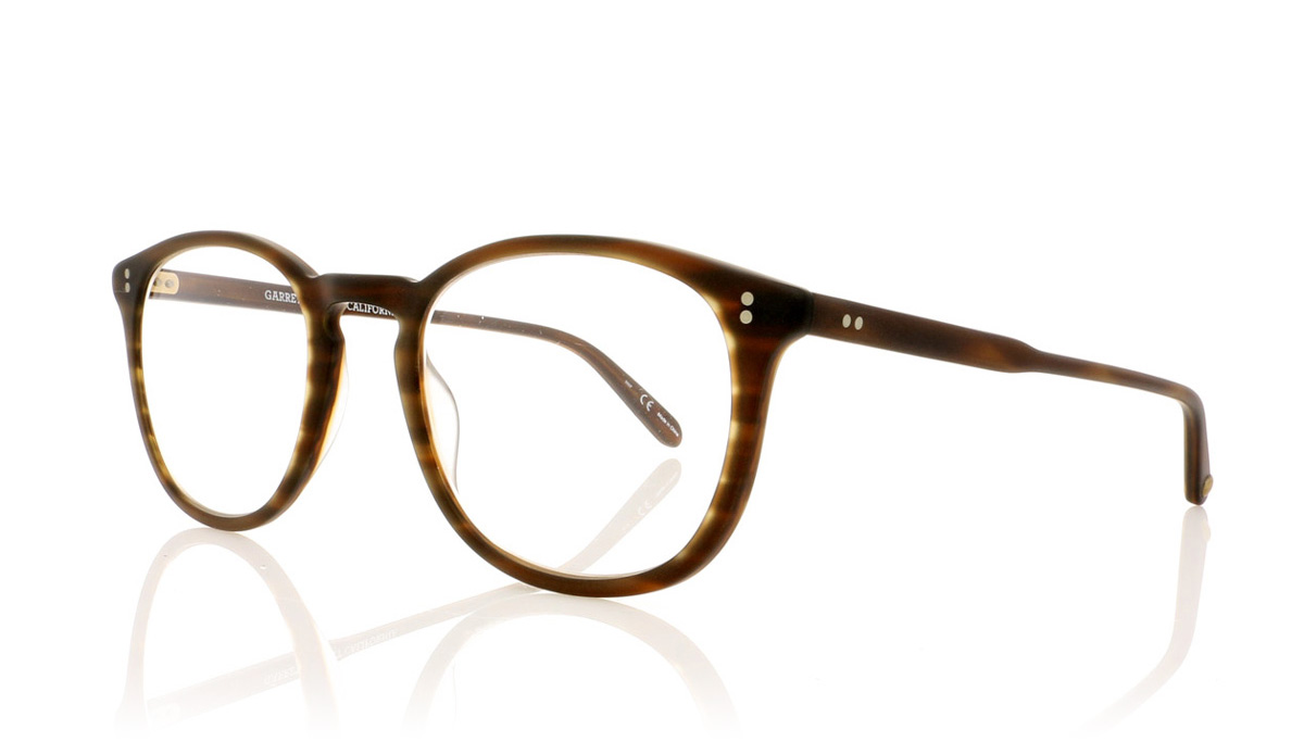 Garrett Leight Kinney 1007 Matte Brandy Tortoise MBT Glasses