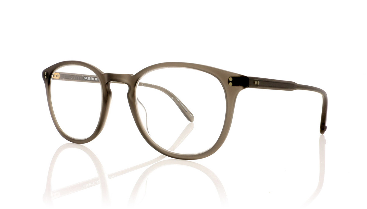 Garrett Leight Kinney 1007 Matte Grey Crystal MGCR Glasses