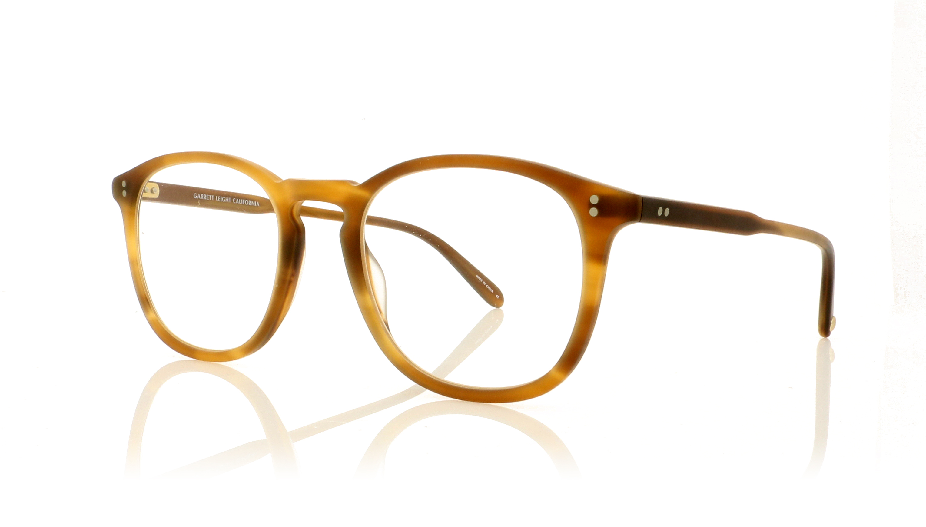 Garrett Leight Kinney 1007 Matte True Demi MTD Glasses