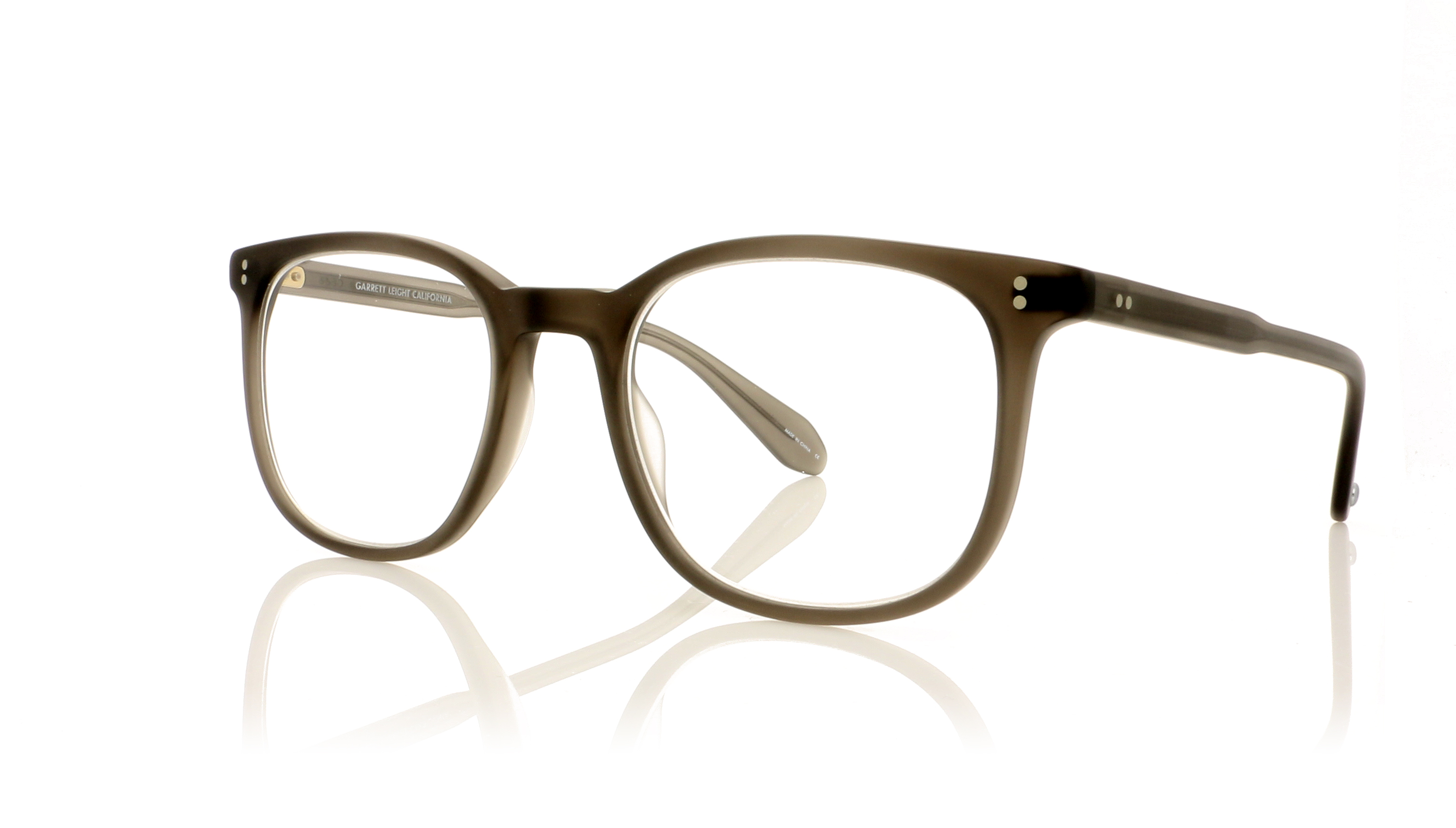 Garrett Leight Bentley 1036 Matte grey crystal MGCR Glasses