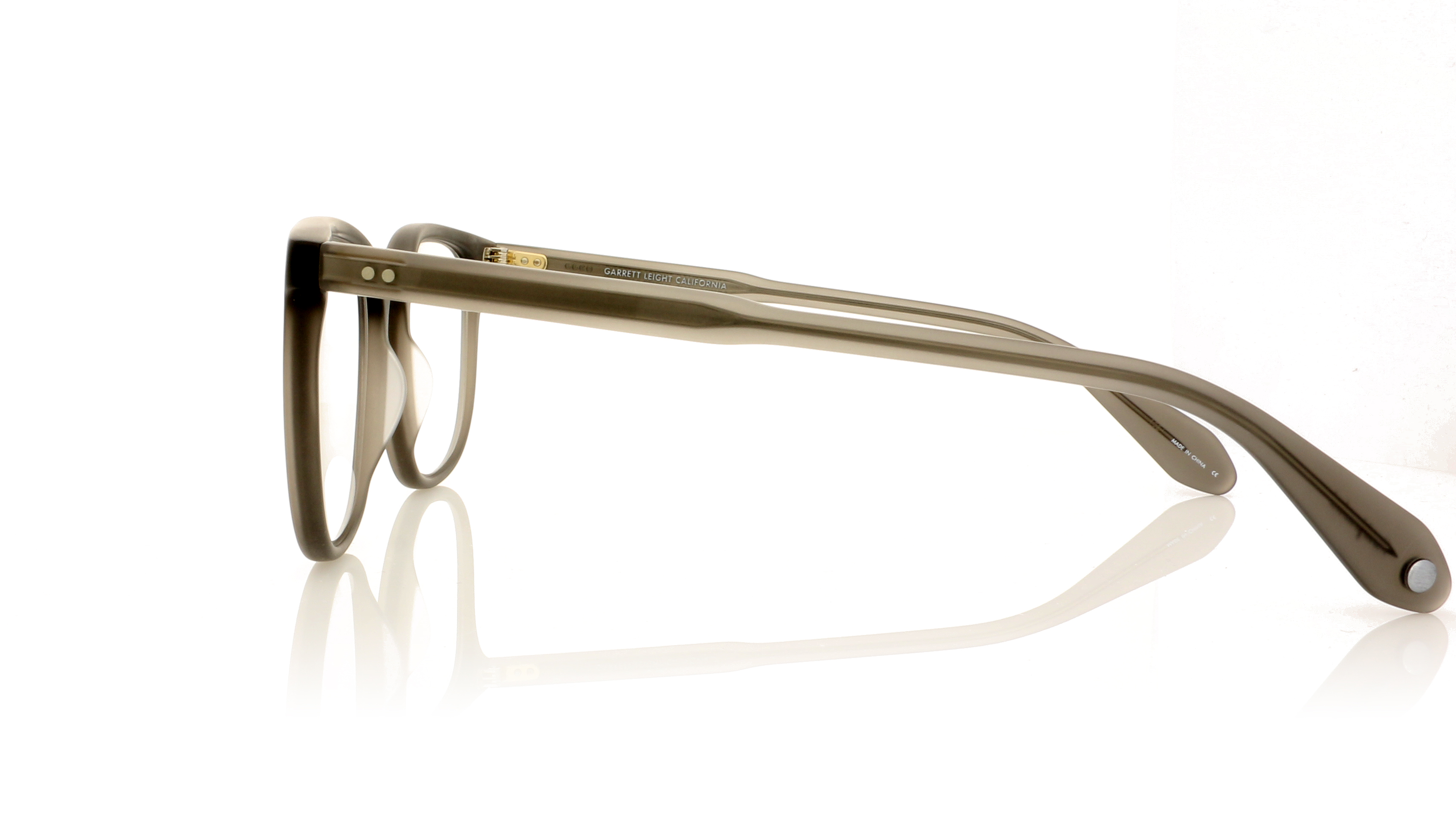 Garrett Leight Bentley 1036 Matte grey crystal MGCR Glasses