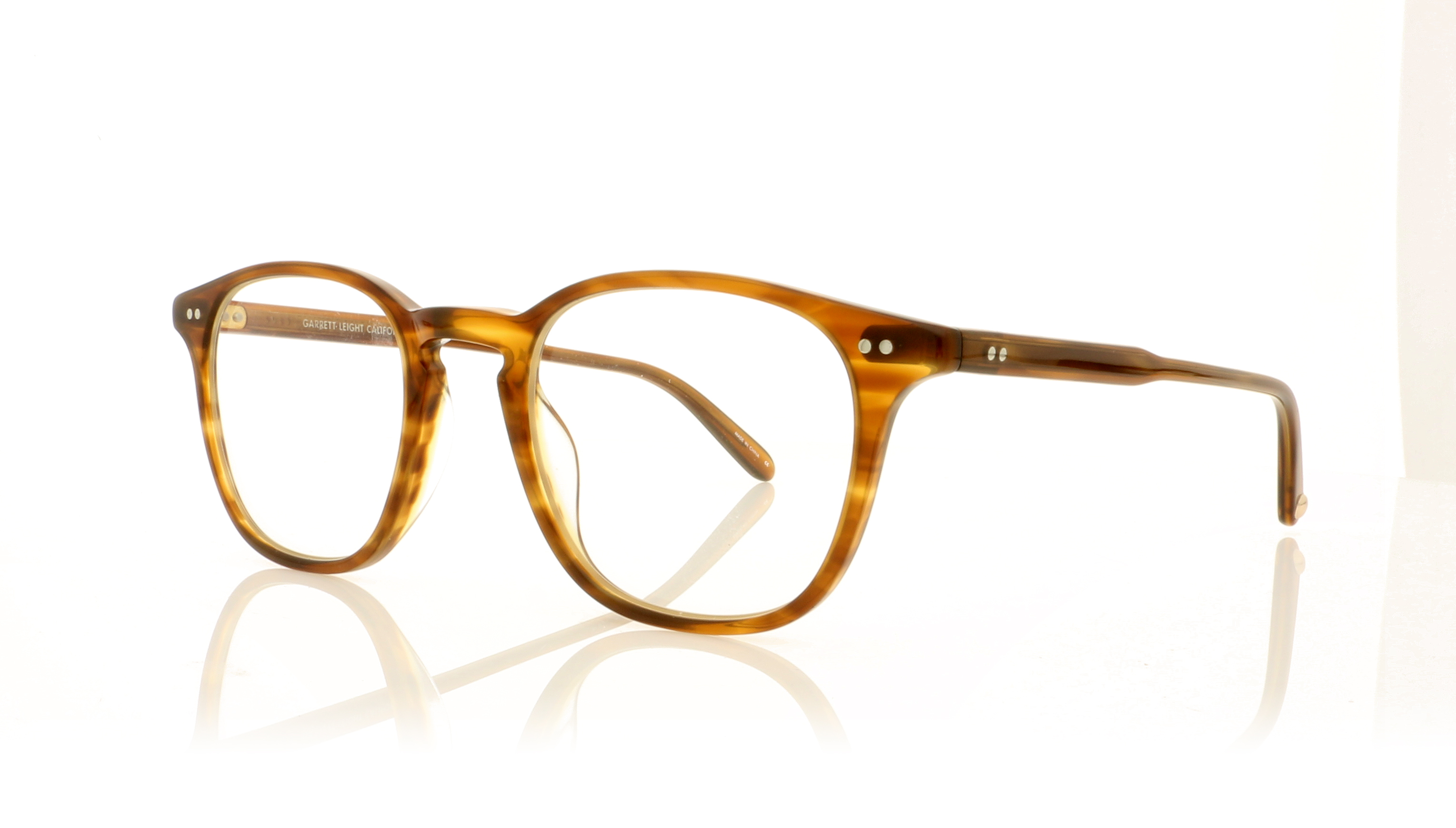 Garrett Leight Clark 1049 Demi Blonde DB Glasses
