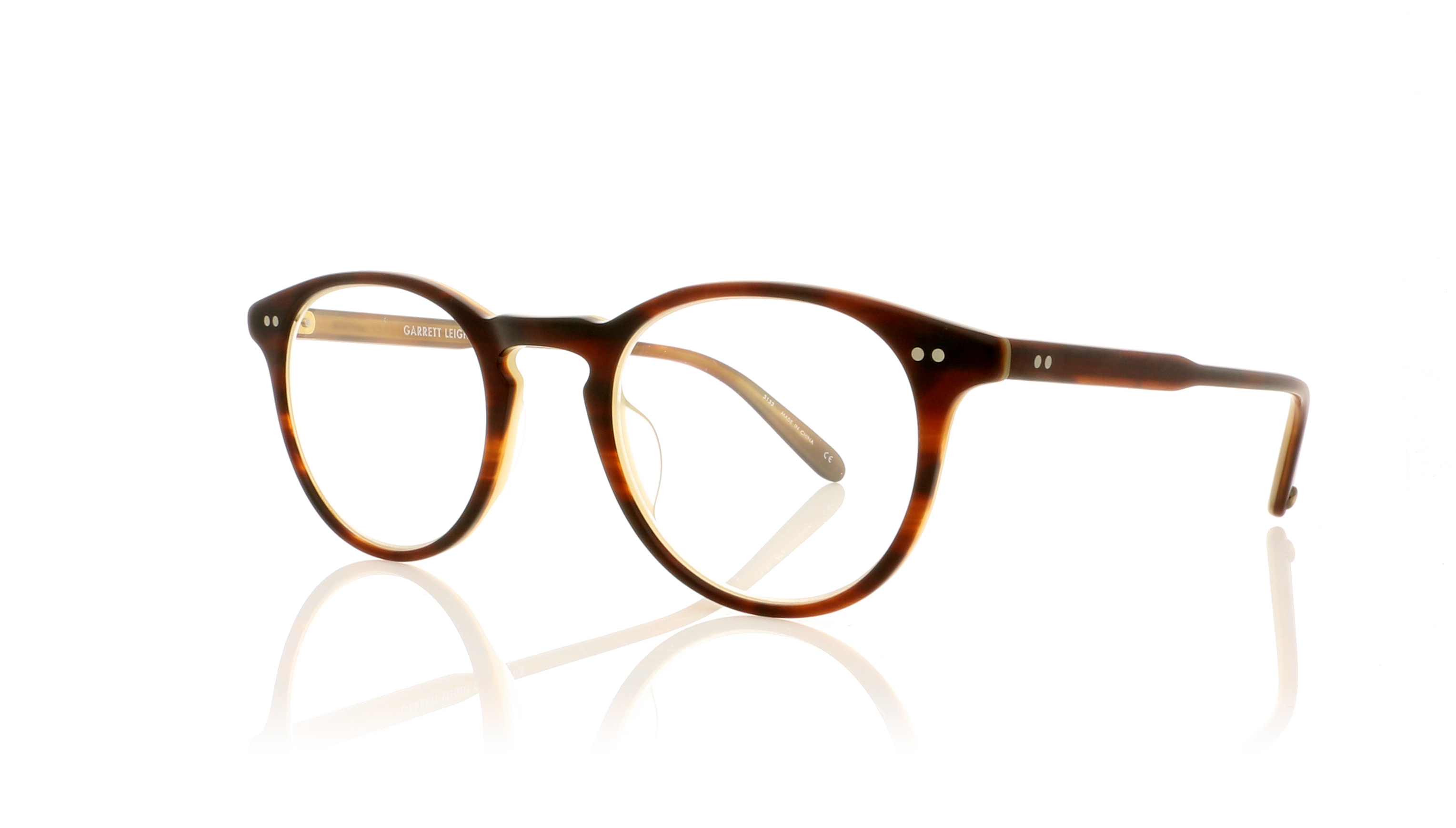 Garrett Leight Winward 1050 Matte Whiskey Tortoise MWHT Glasses