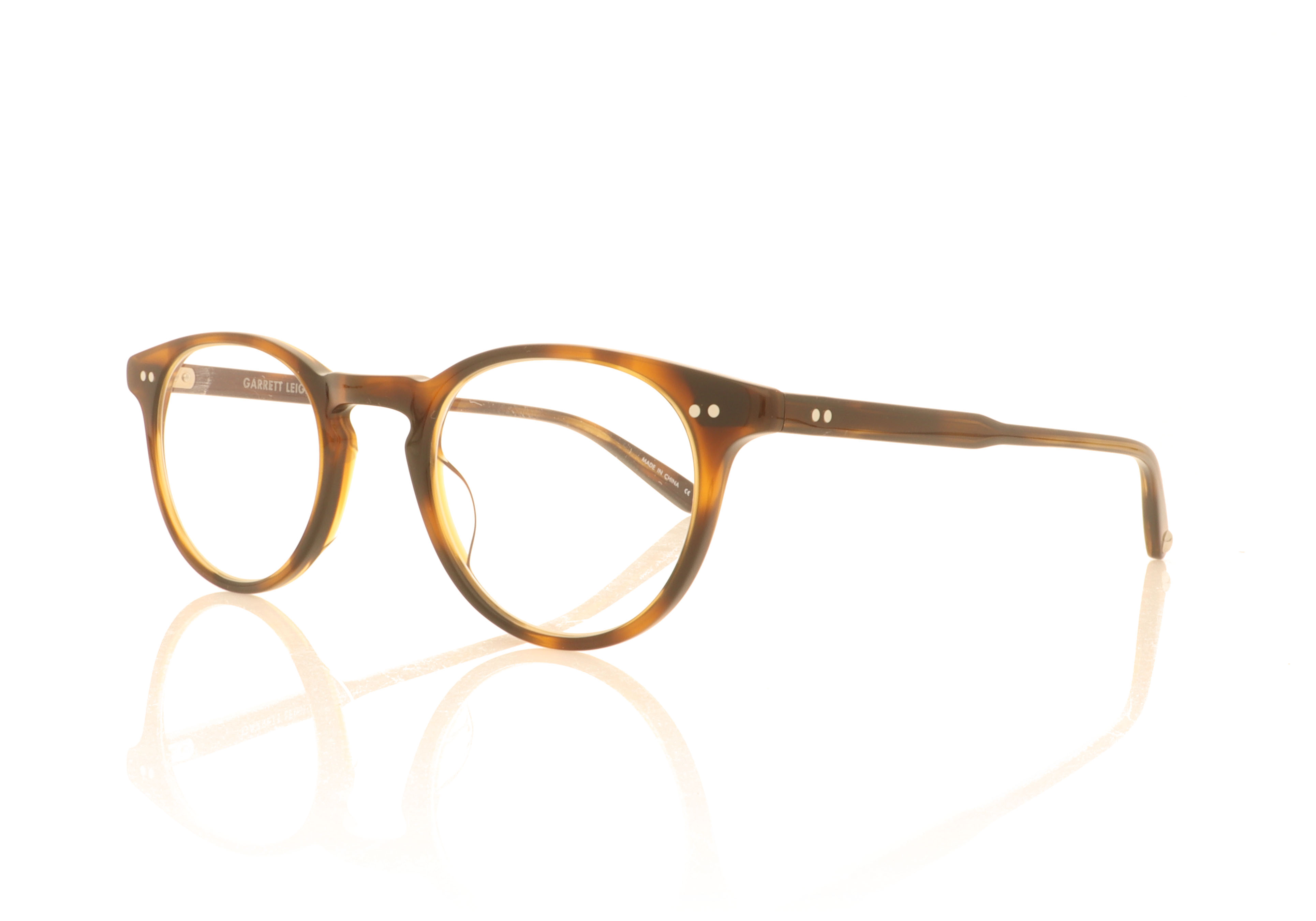 Garrett Leight Winward 1050 Spotted Brown SPBRNSH Glasses