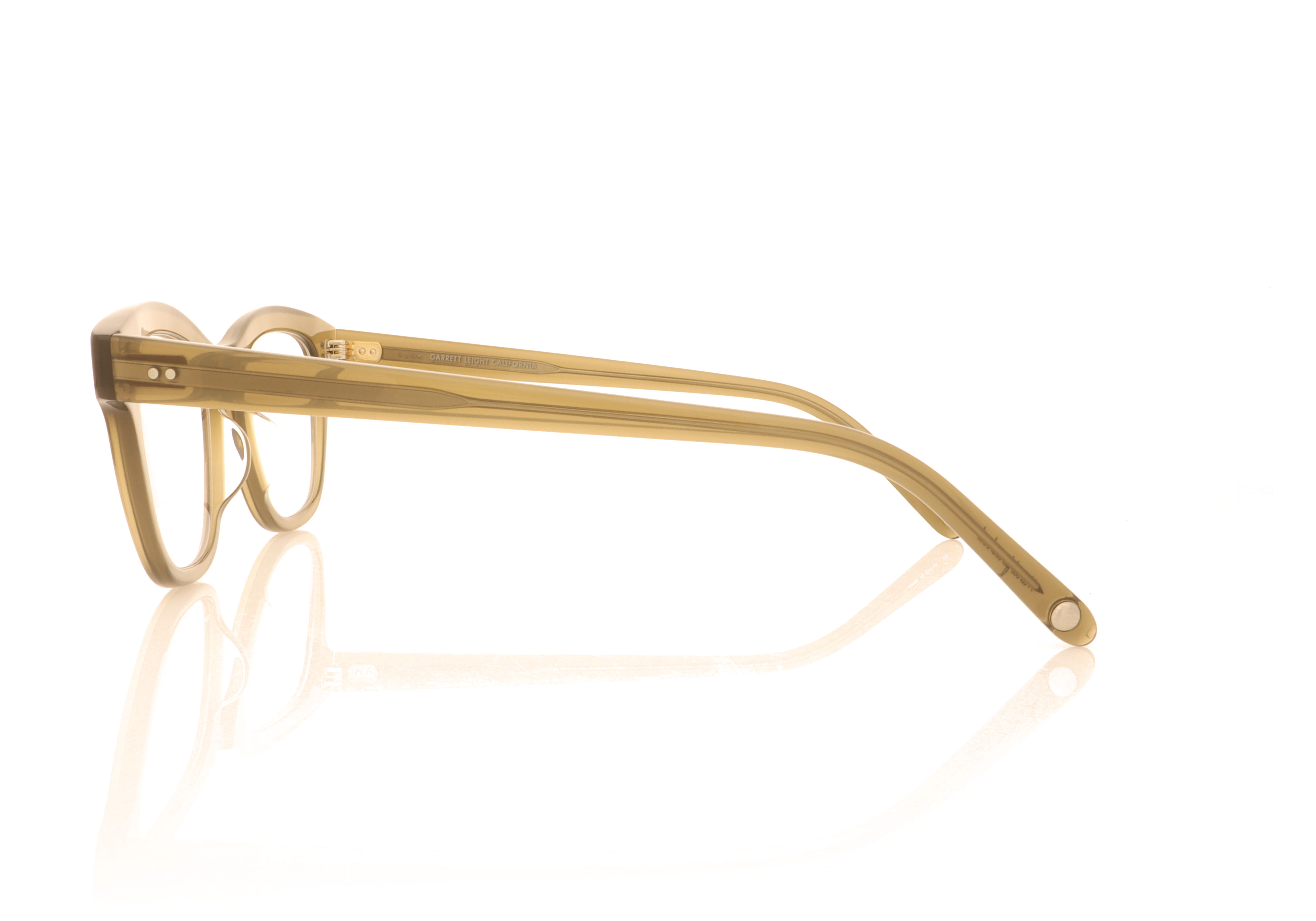 Garrett Leight Glyndon 1090 Olive OLIO Glasses
