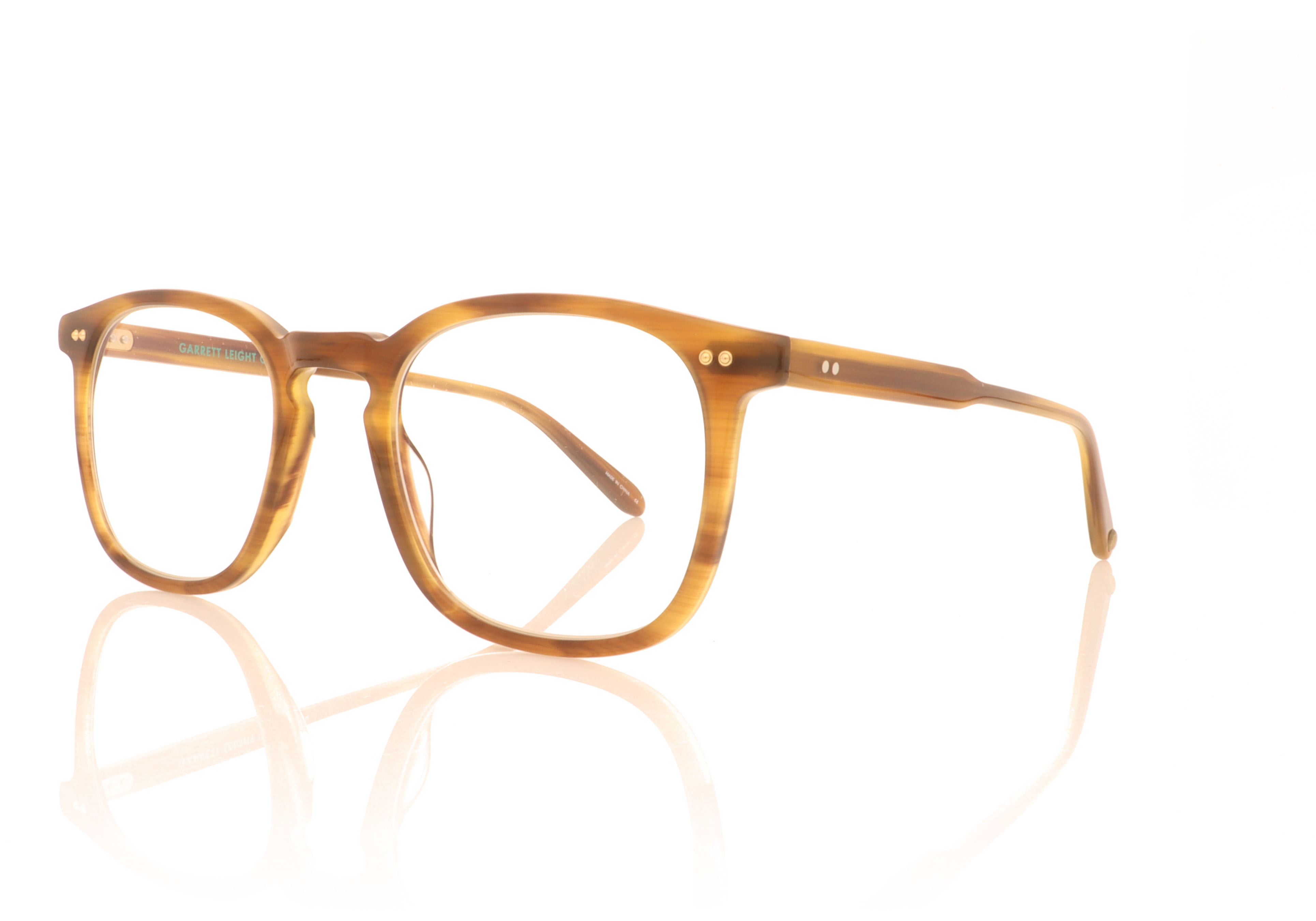 Garrett Leight Ruskin Eco Blonde Tortoise BTO Glasses