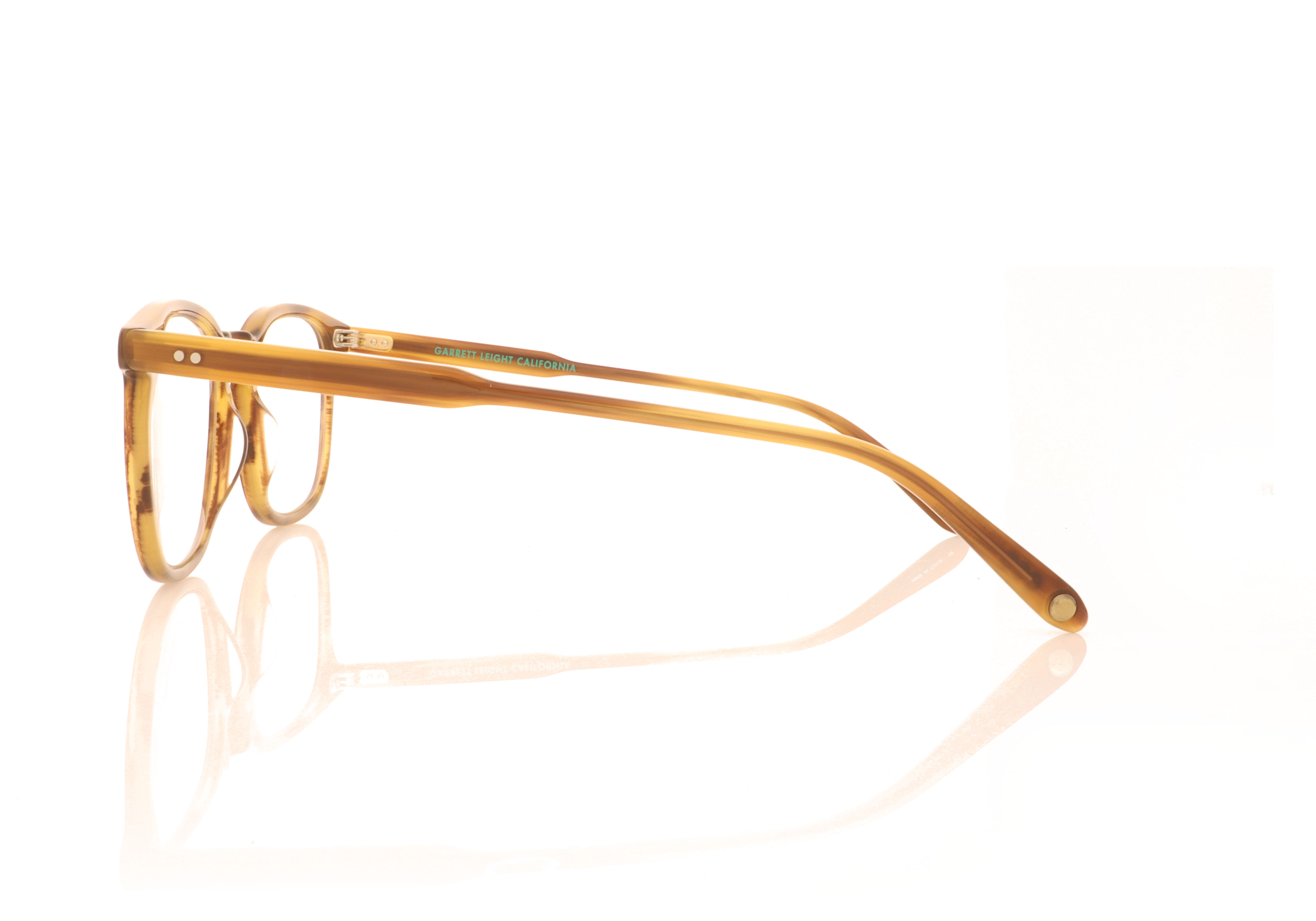 Garrett Leight Ruskin Eco Blonde Tortoise BTO Glasses