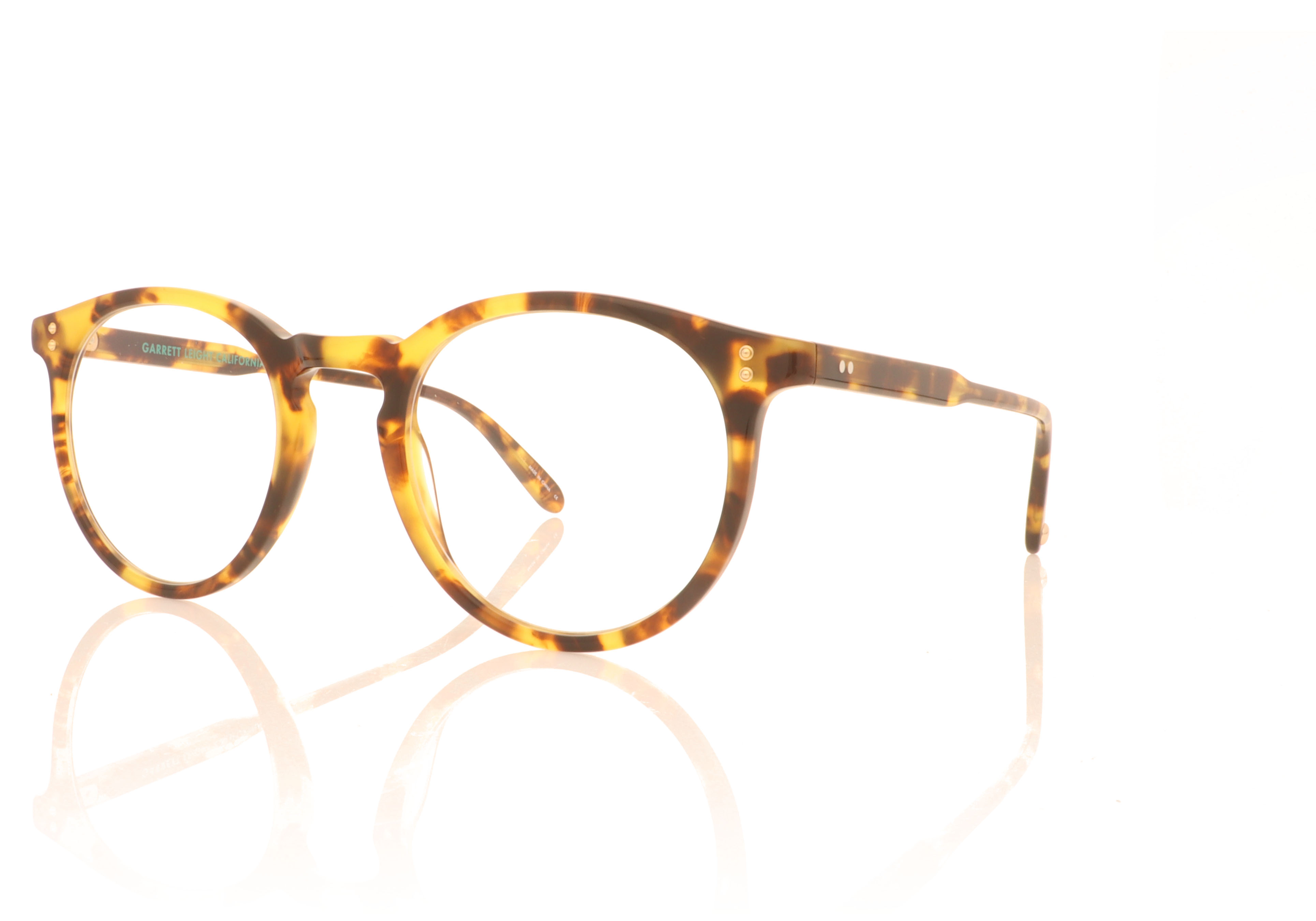 Garrett Leight Carlton Eco Spotted Tortoise SPT Glasses