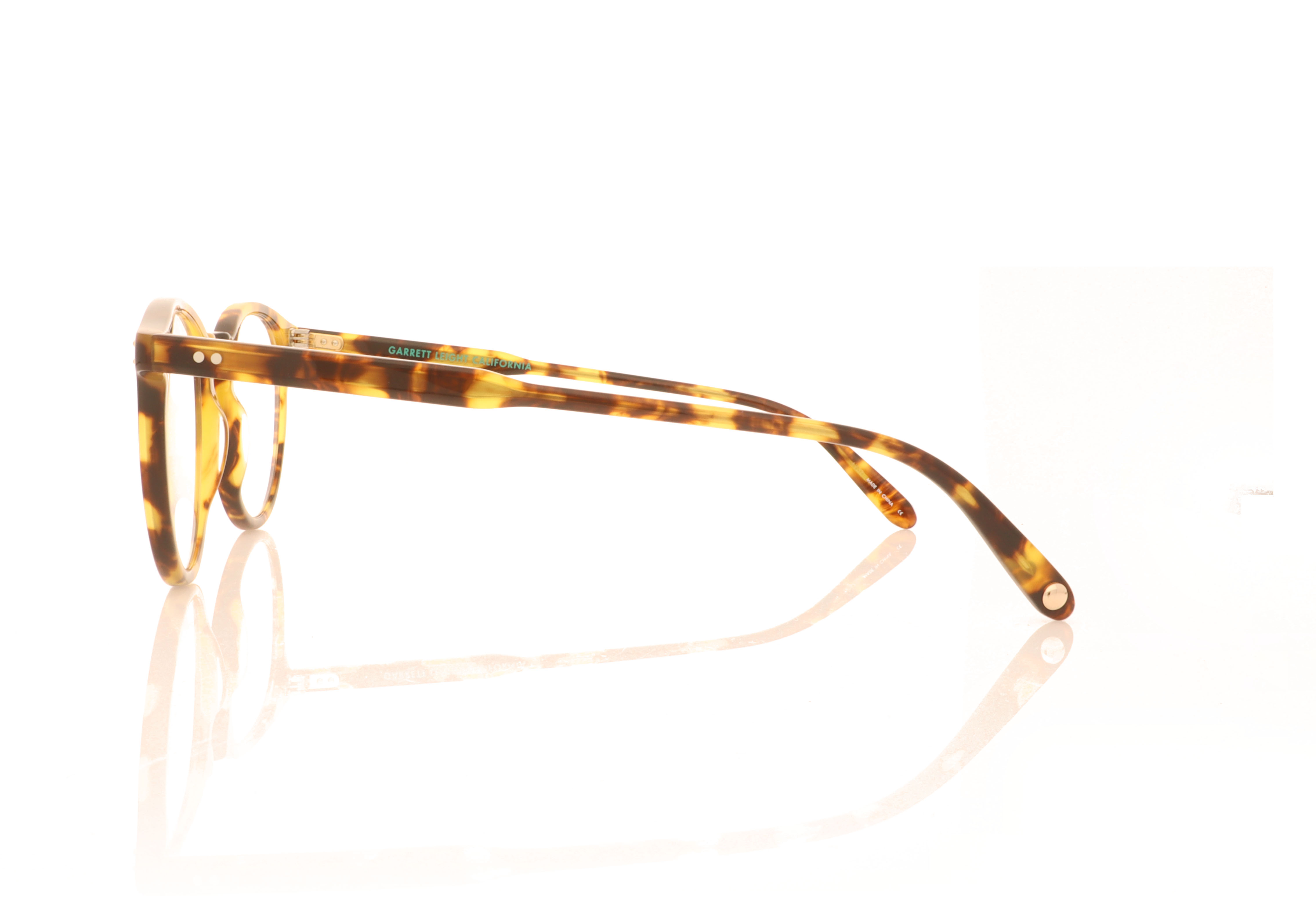 Garrett Leight Carlton Eco Spotted Tortoise SPT Glasses
