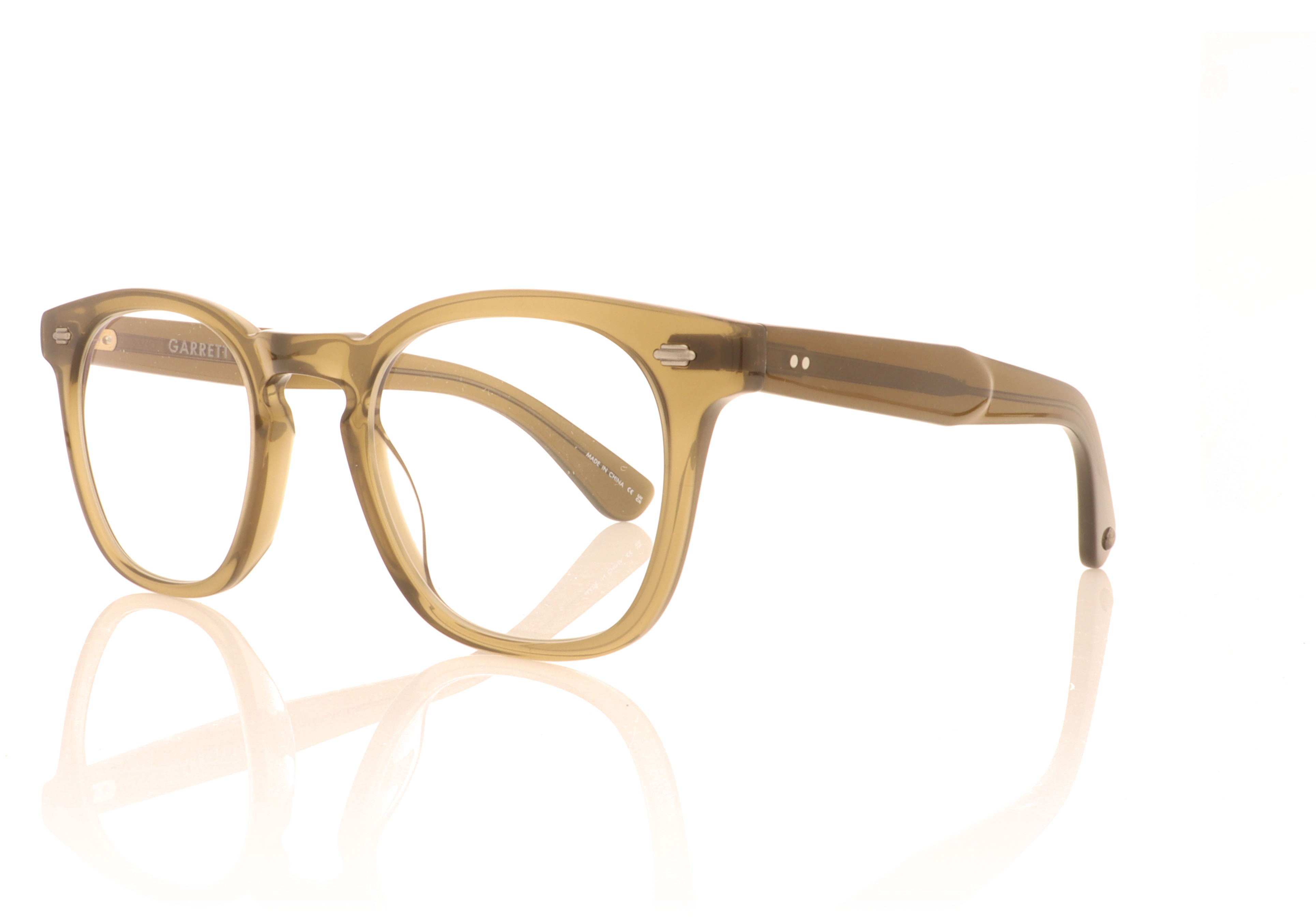 Garrett Leight Bryne Byrne Green OLIO Glasses