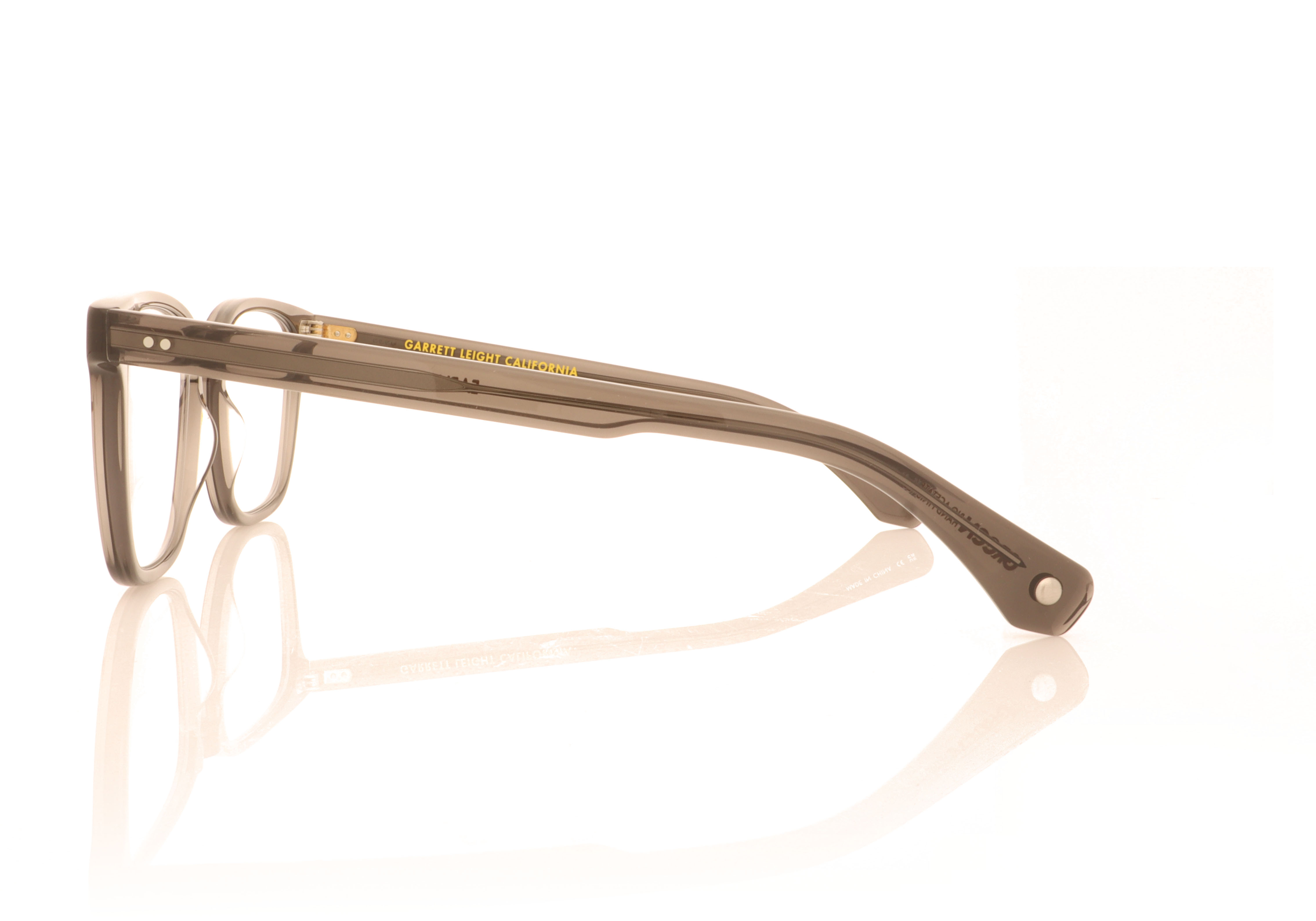 Garrett Leight Earvin Charcoal BIO CHR Glasses