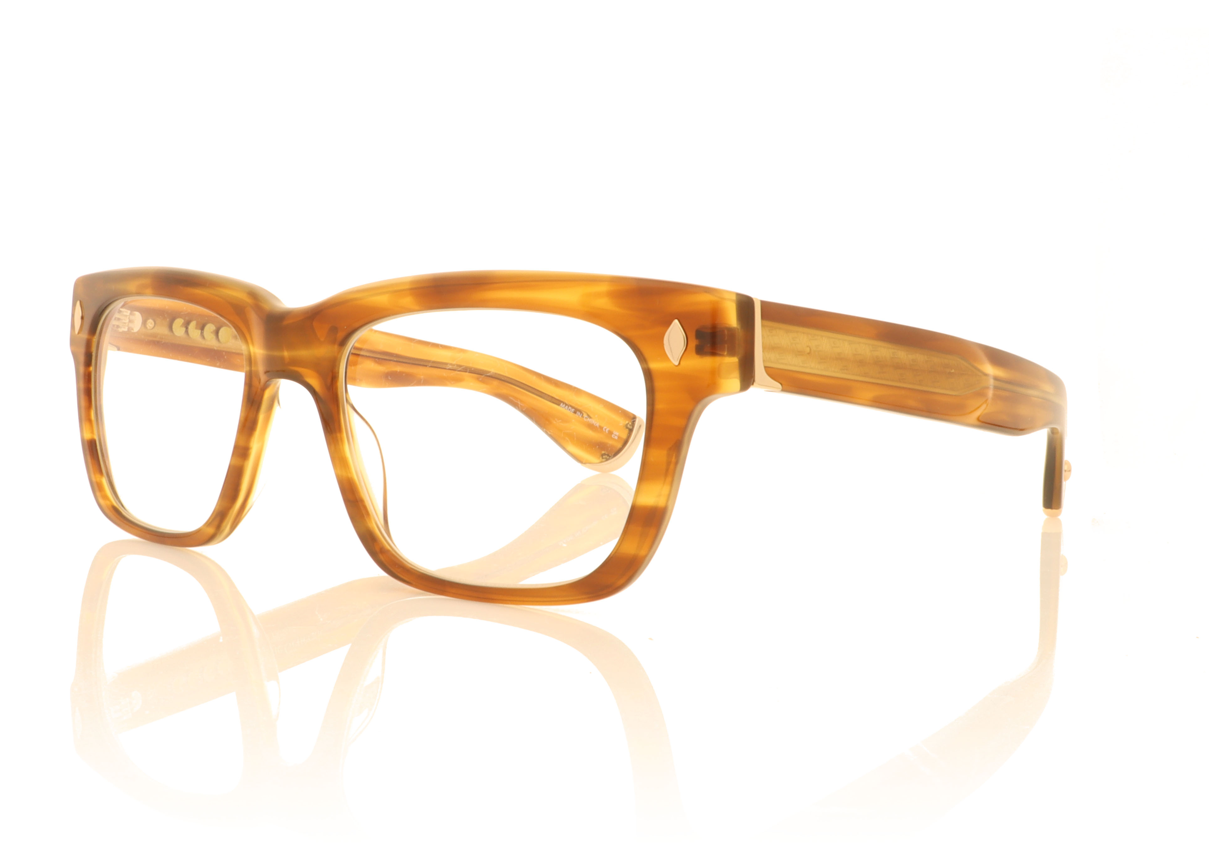 Garrett Leight x Officine Generale Demi Blonde DB Glasses