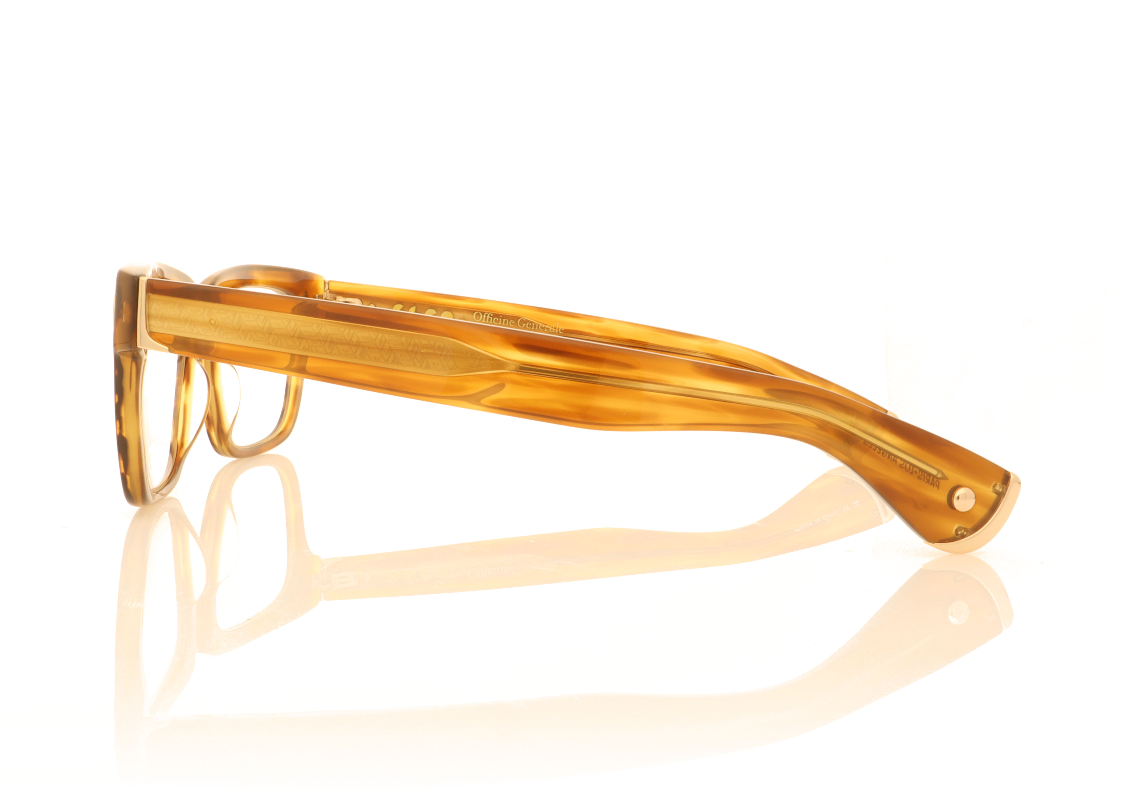 Garrett Leight x Officine Generale Demi Blonde DB Glasses