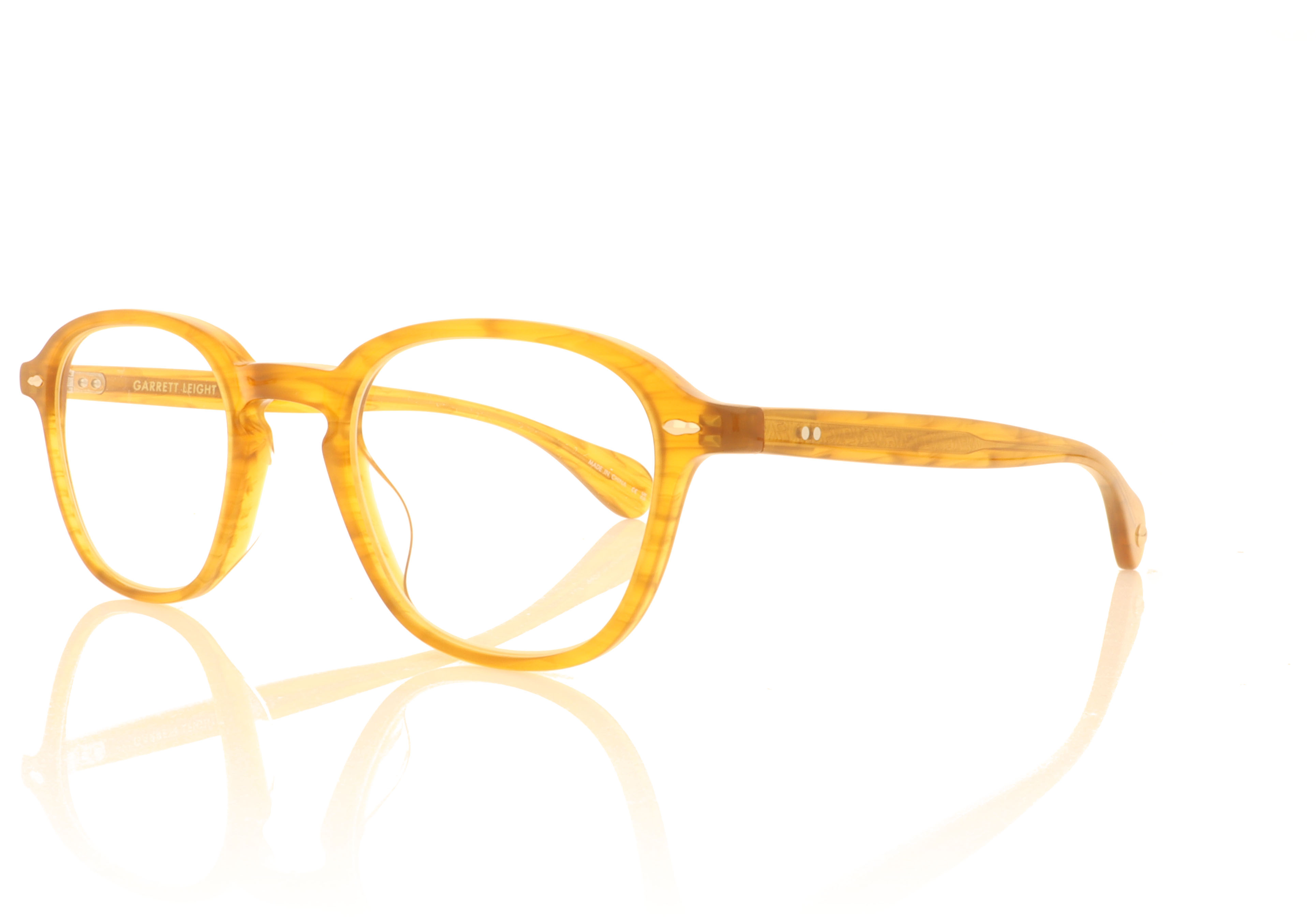 Garrett Leight Gilbert Butterscotch BT Glasses